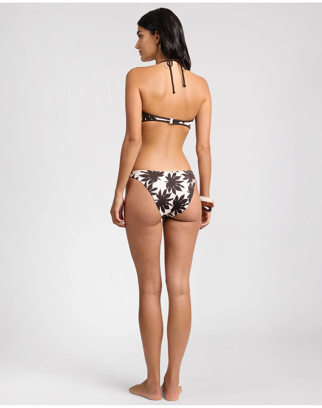 Women | Cora Bikini Bottom | Egret Espresso - Image 5