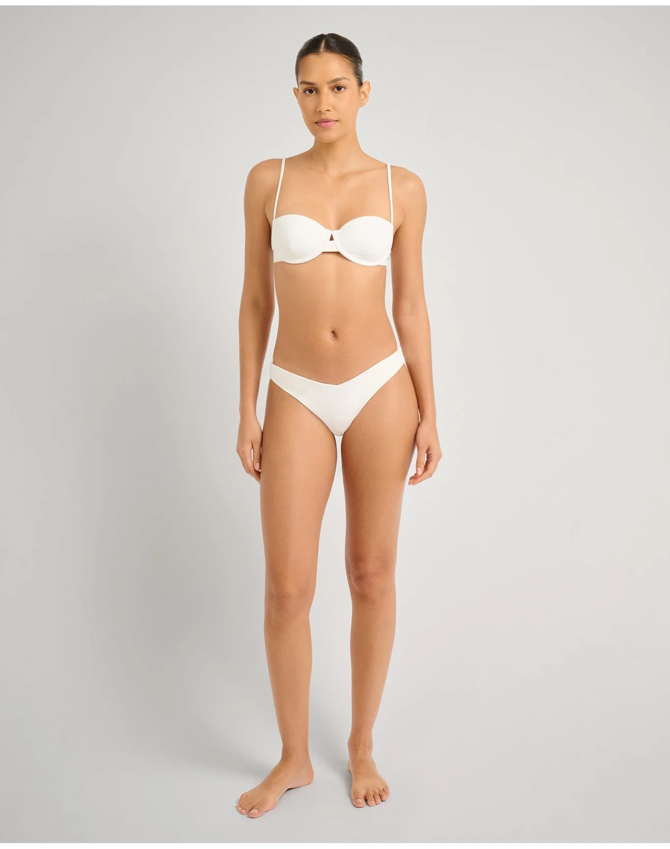 Women | Dalia Bikini Top | White - Image 3