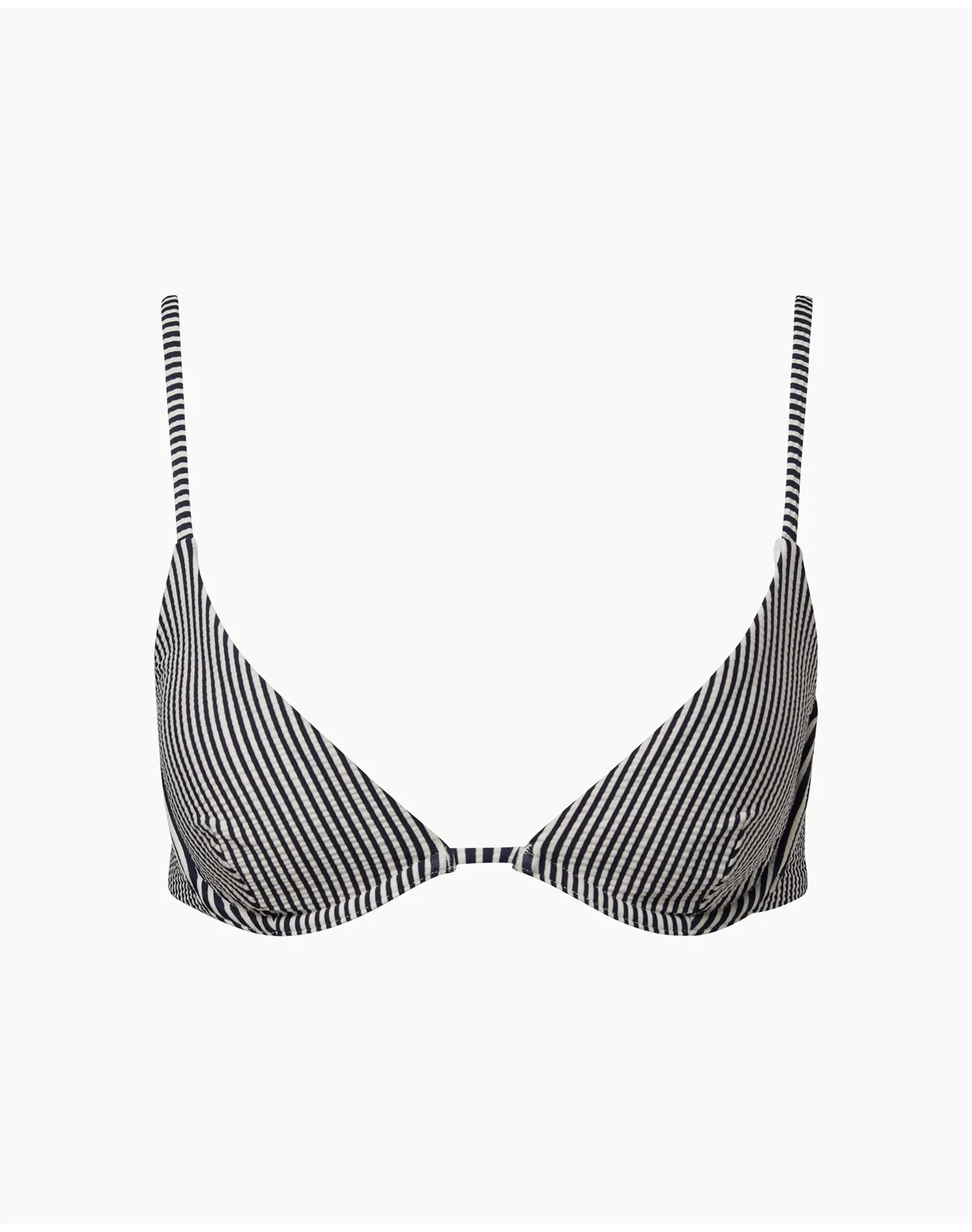 Women | Liana Bikini Top | Deep Navy White - Image 2