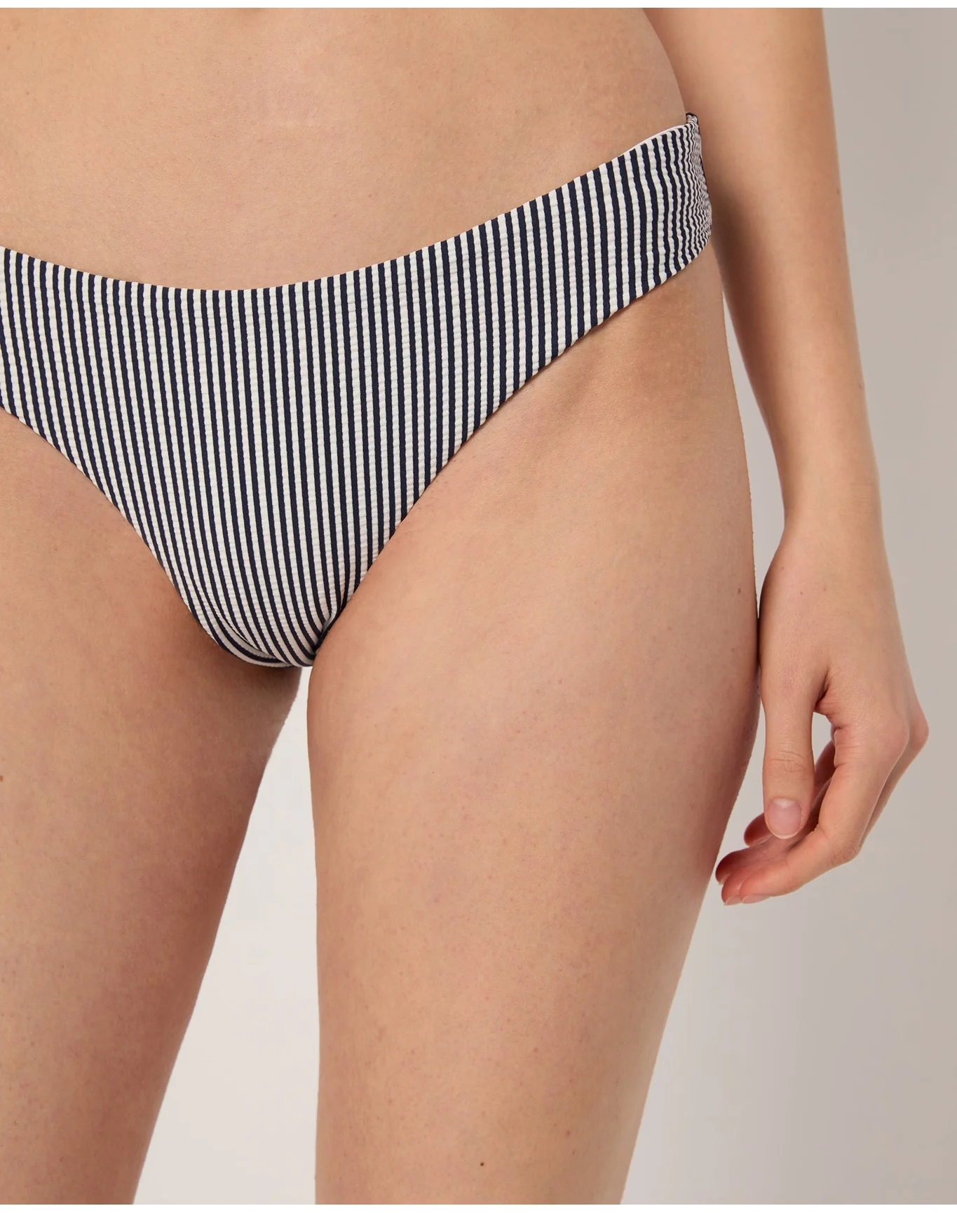 Women | Lily Bikini Bottom | Deep Navy White - Image 4