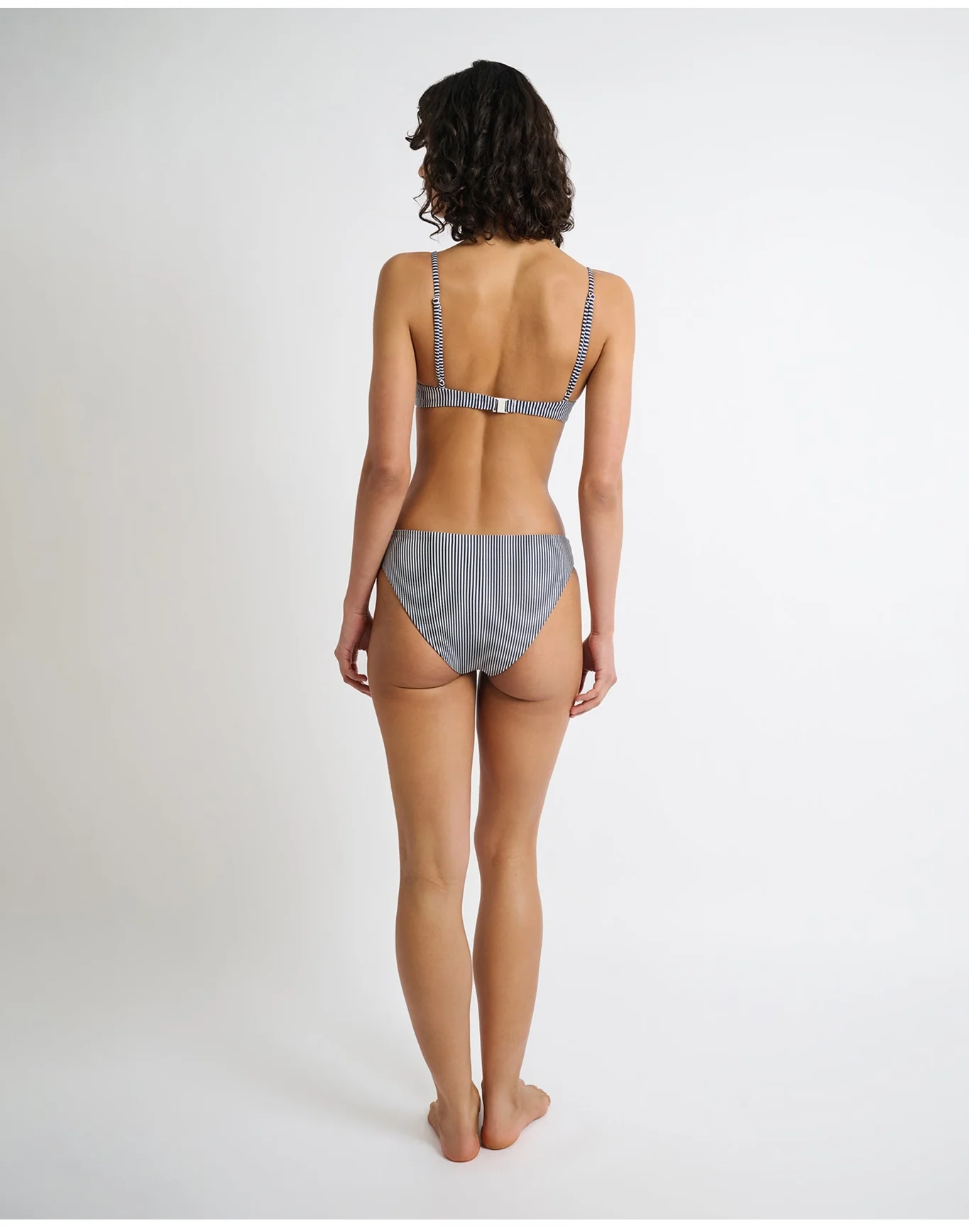 Women | Lily Bikini Bottom | Deep Navy White - Image 5