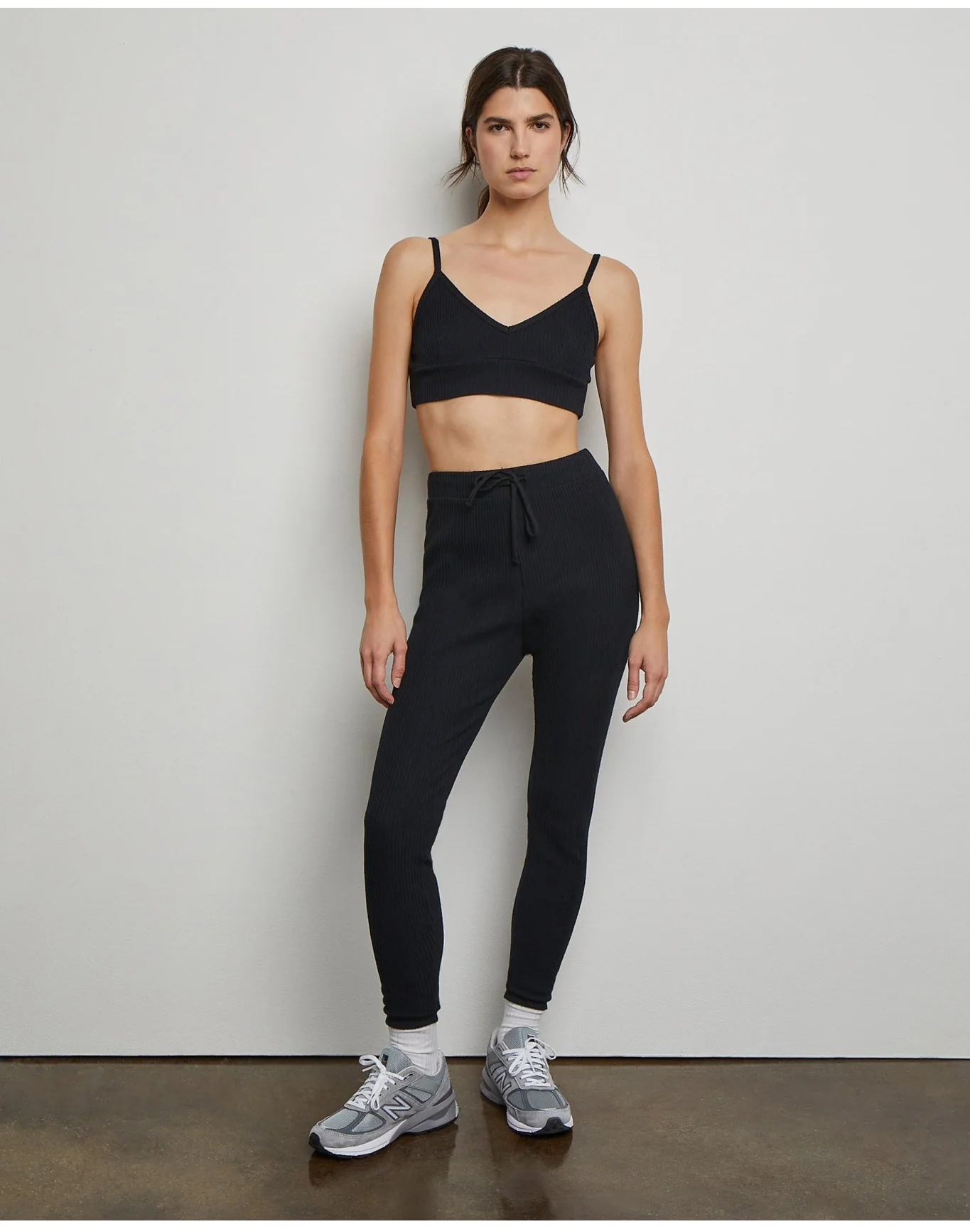Women | Lounge Rib Bra | Marine - Image 10
