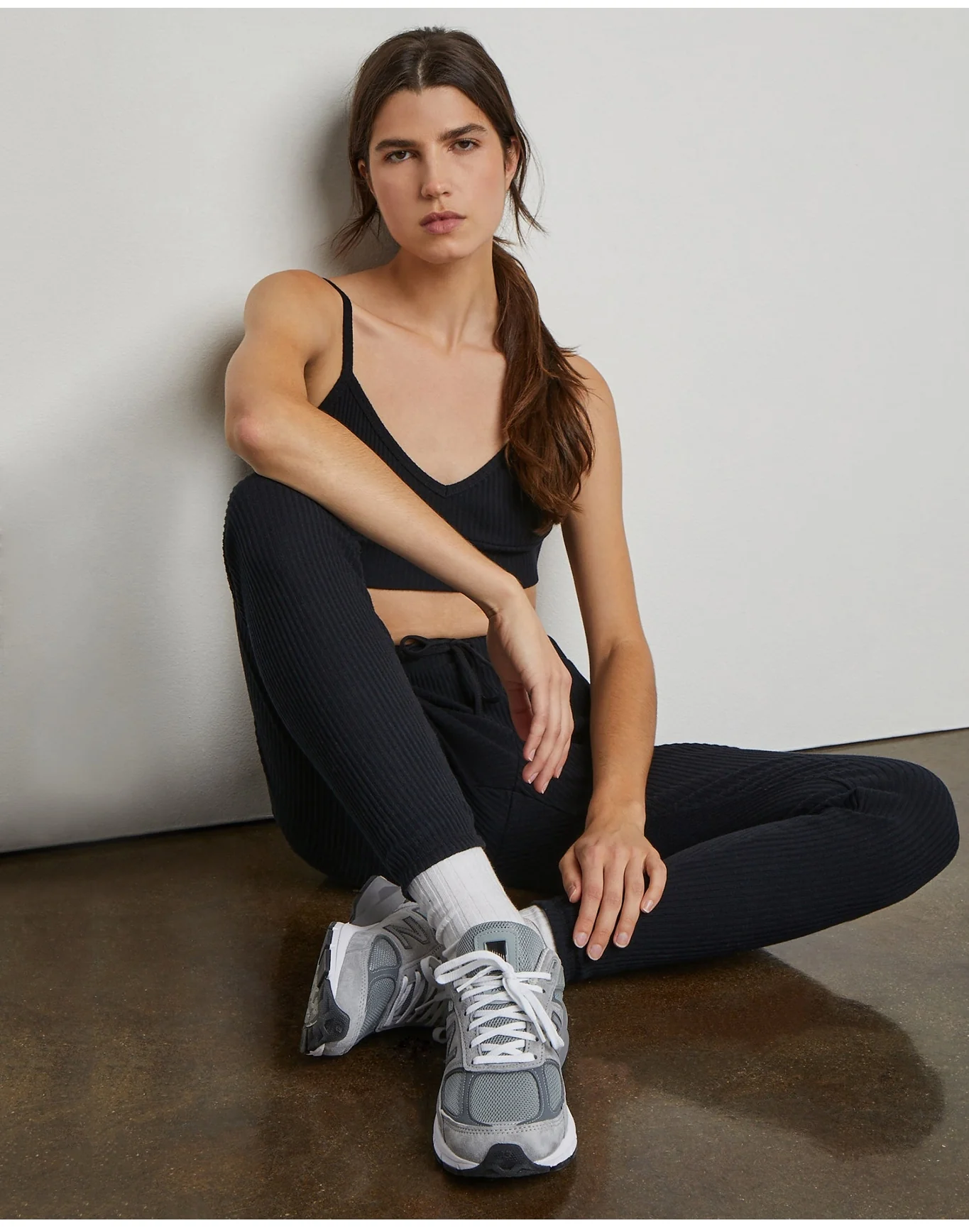 Women | Lounge Rib Bra | Marine - Image 12