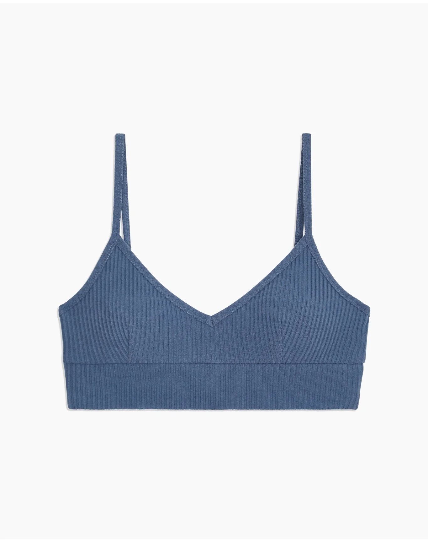 Women | Lounge Rib Bra | Marine - Image 2