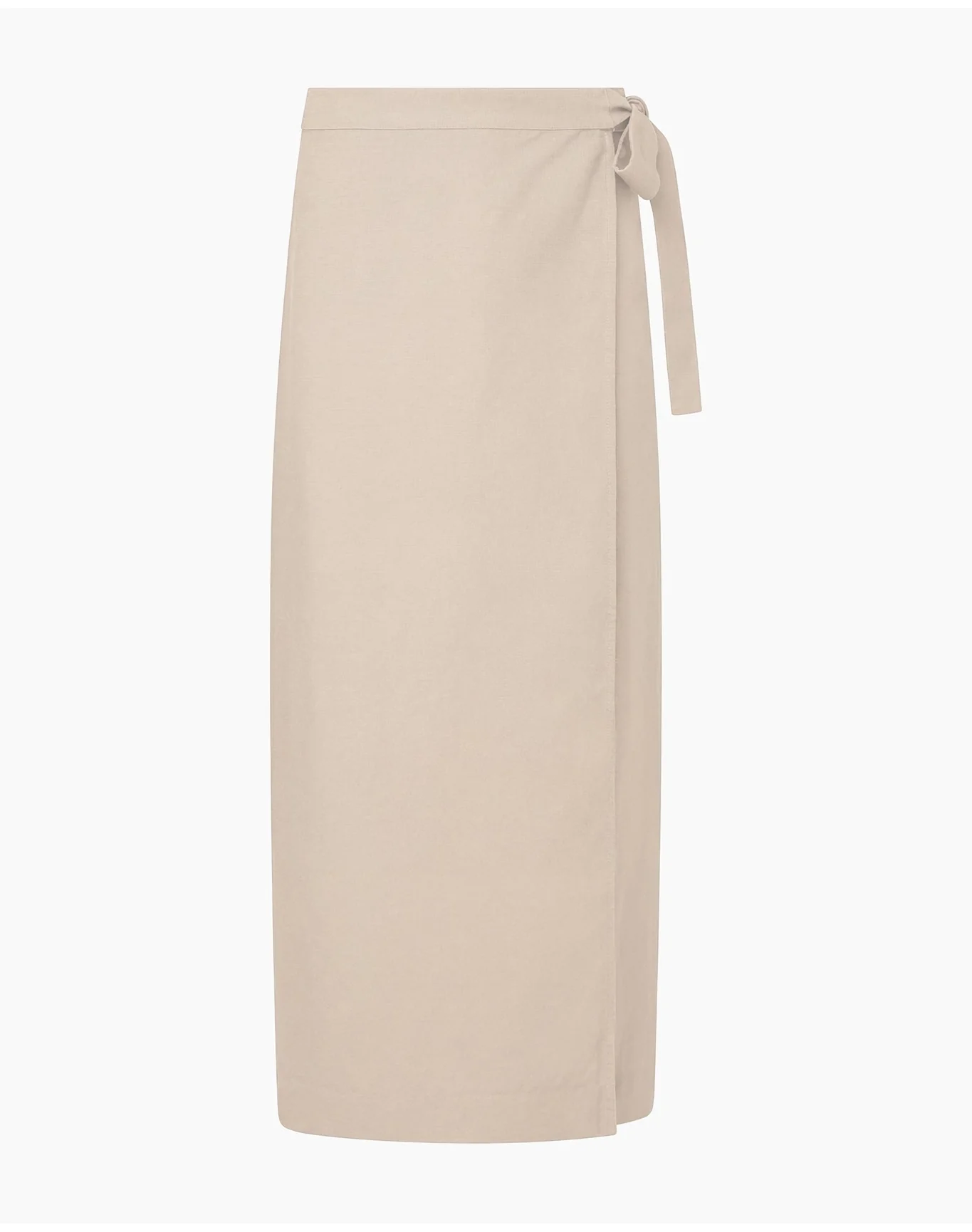 Women | Maxi Wrap Skirt | Flax