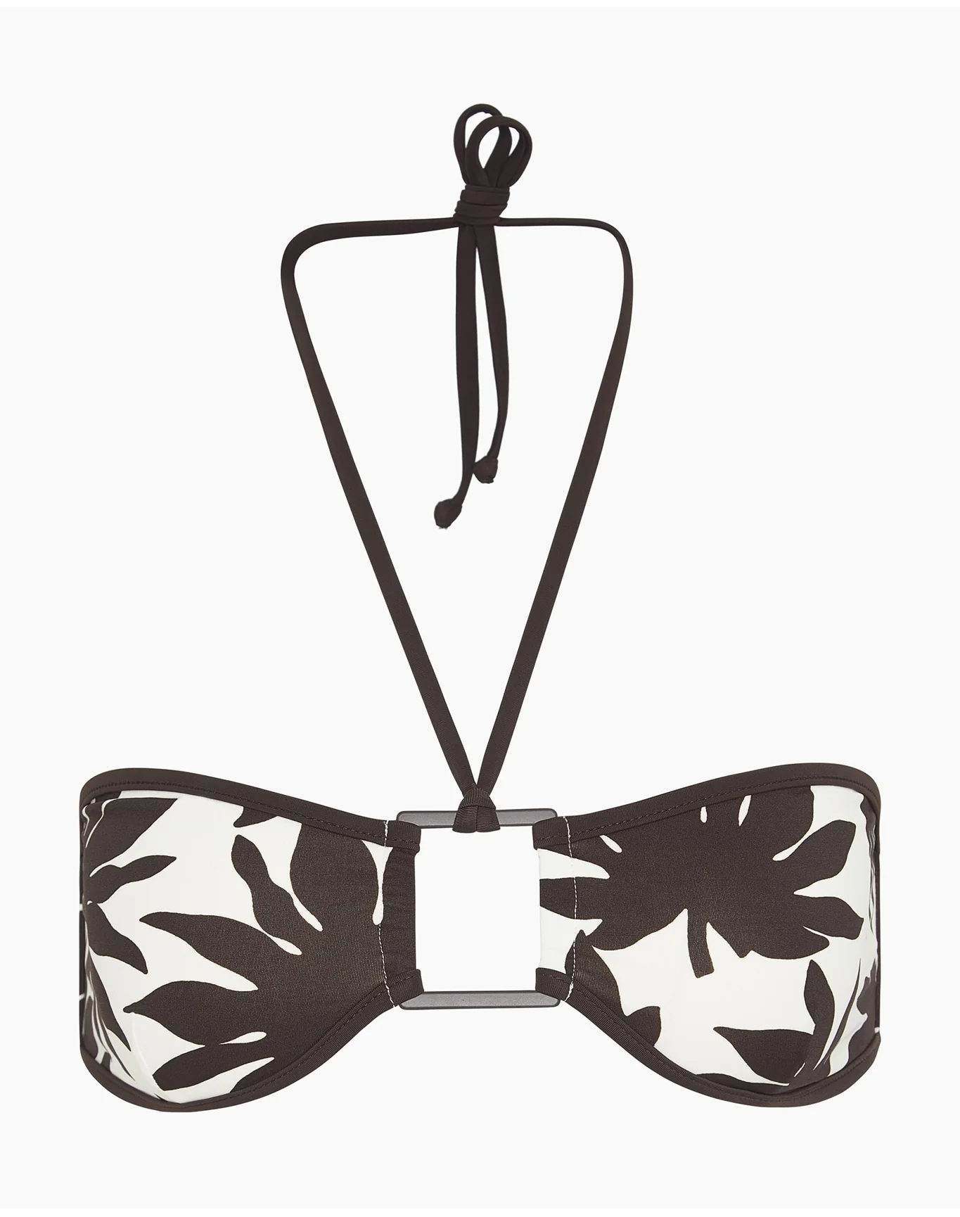 Women | Palermo Bikini Top | Egret Espresso - Image 3