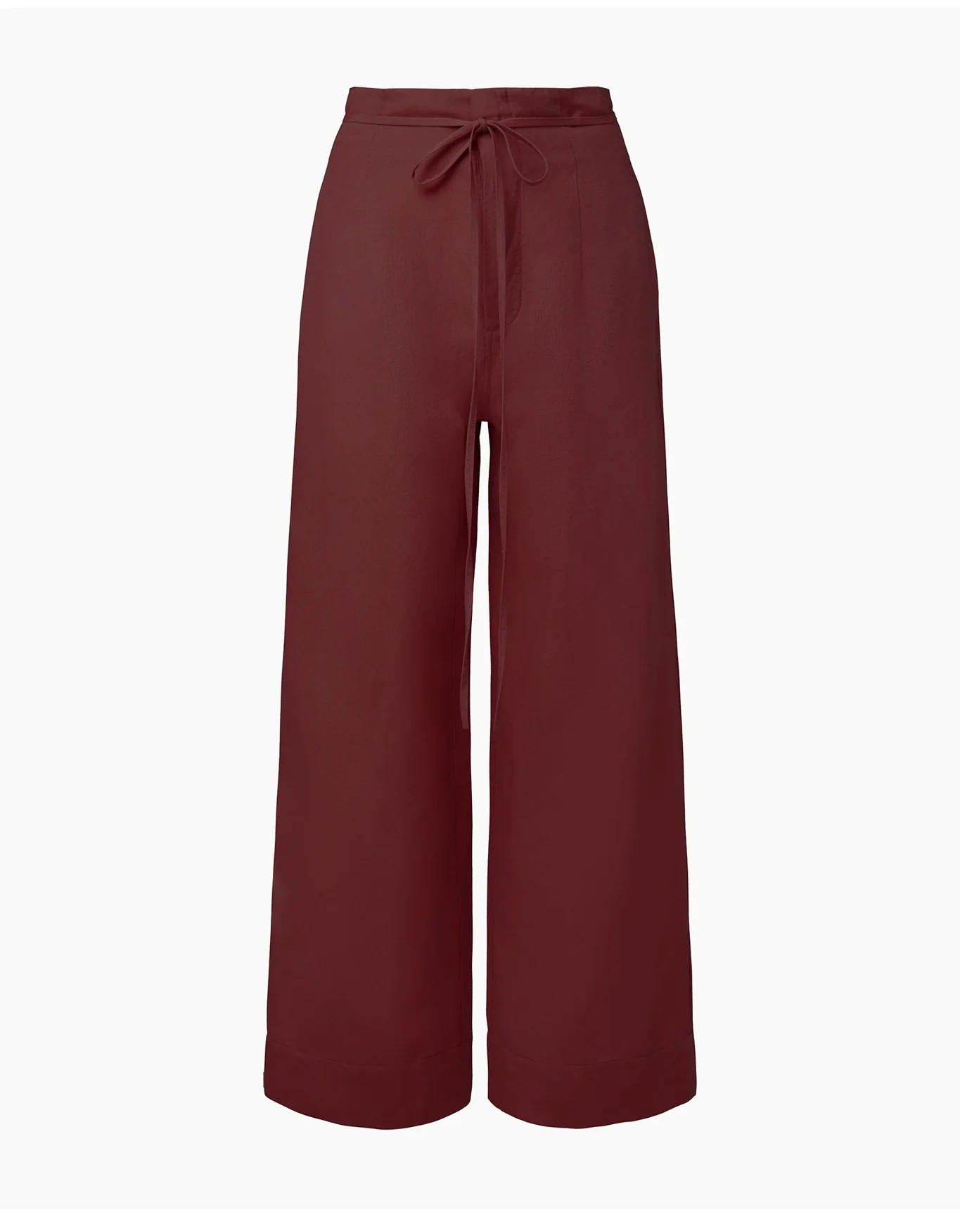 Women | Paperbag Trouser | Cabernet