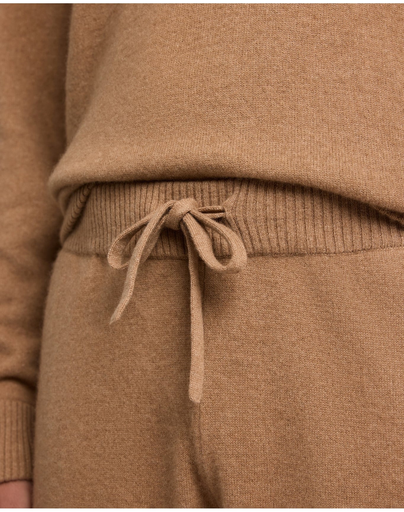 Men | Knit Jogger | Camel - Image 4