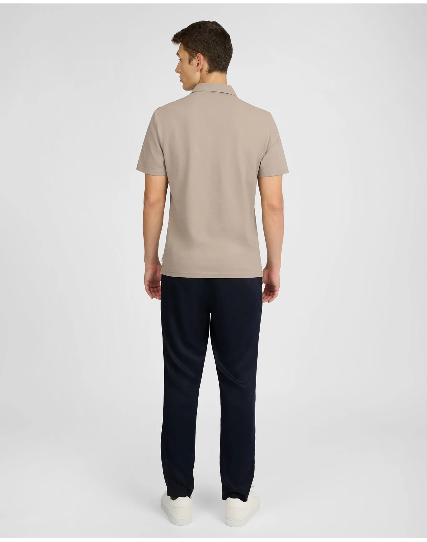 Men | Short Sleeve Pique Polo | Cashew - Image 5