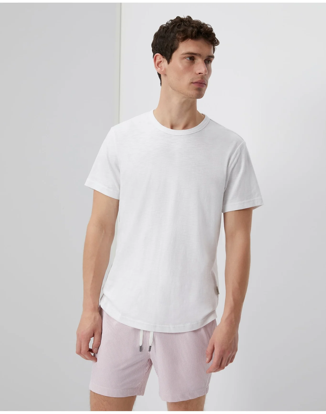 Men | Slub Tee | White - Image 2