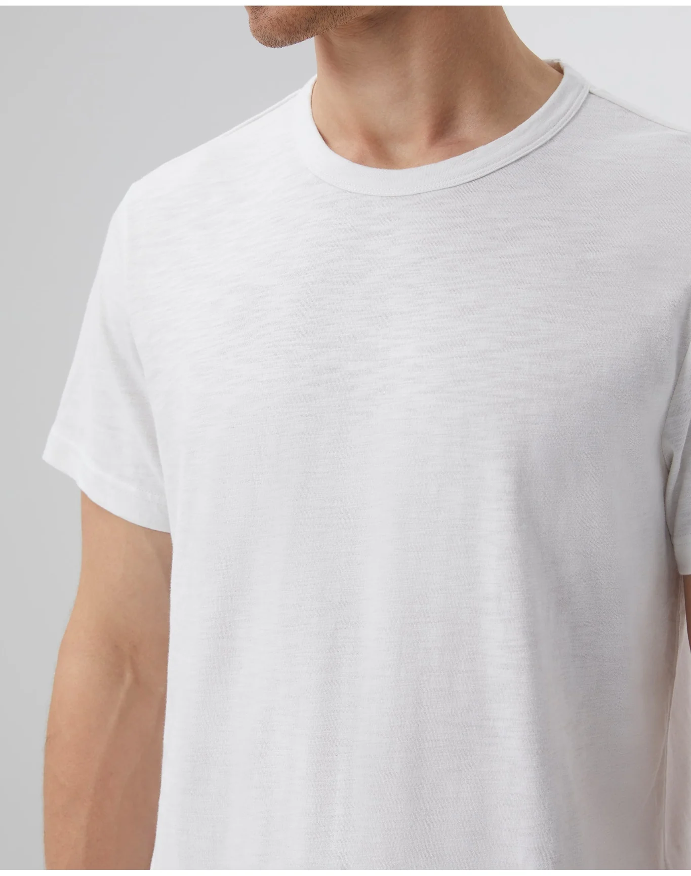 Men | Slub Tee | White - Image 3