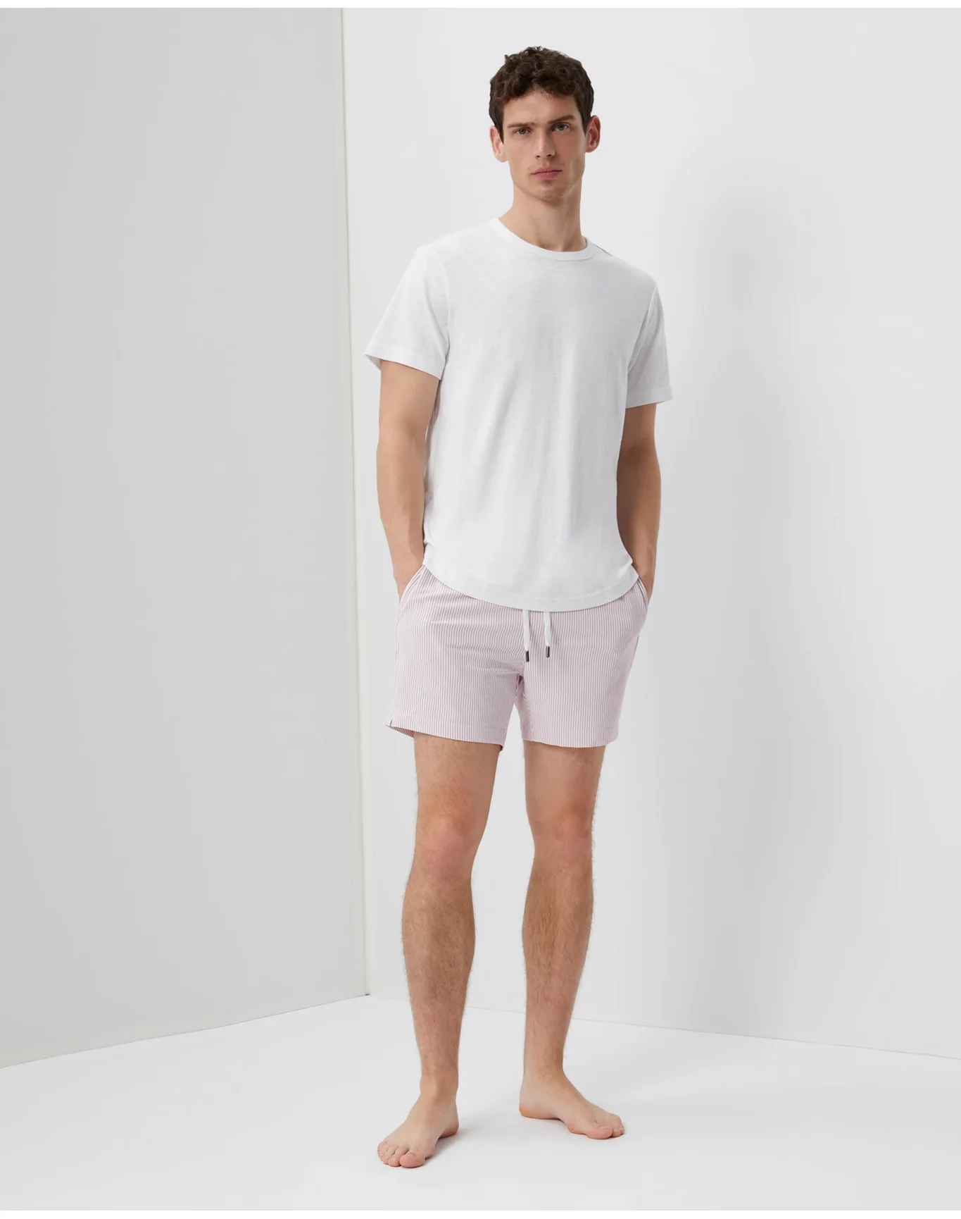 Men | Slub Tee | White - Image 4