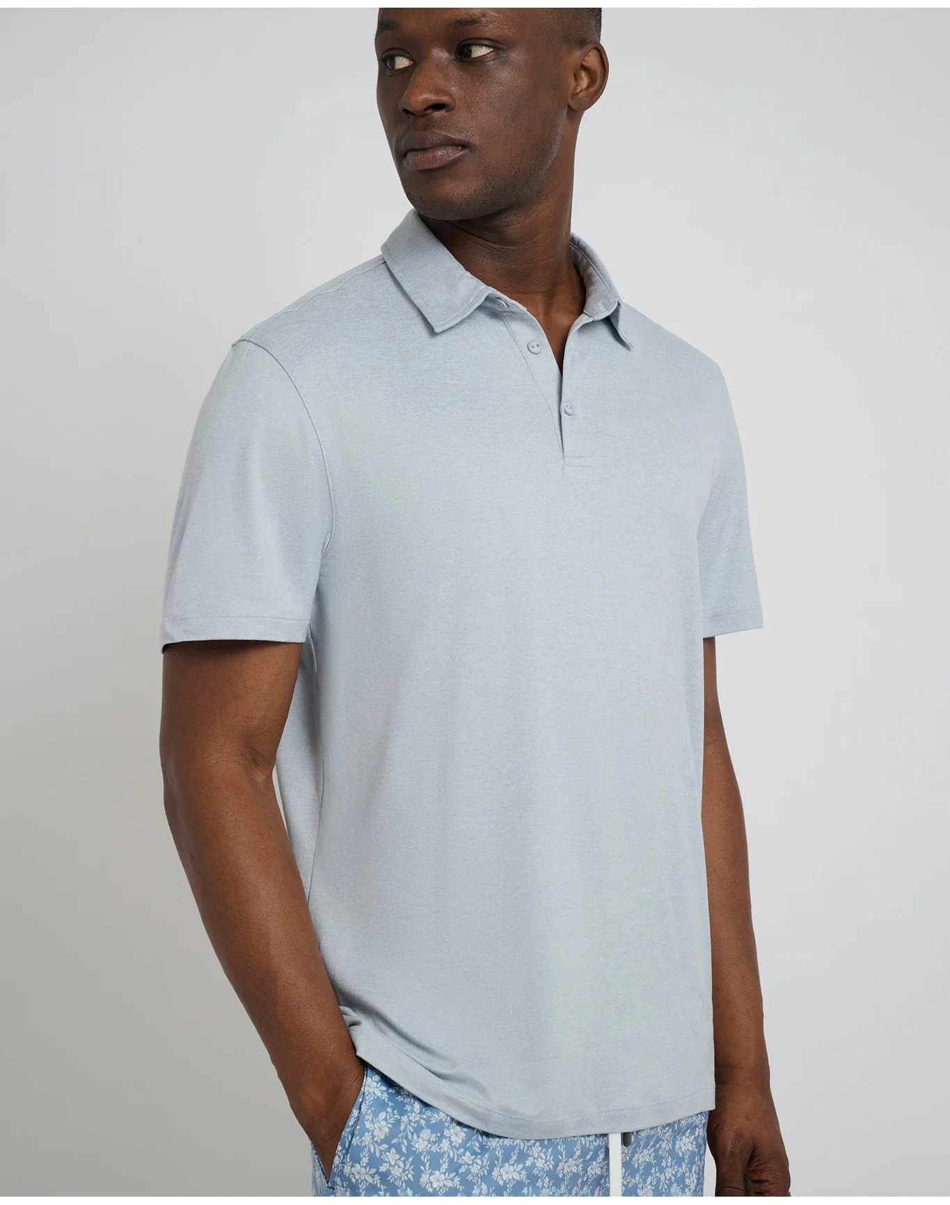 Men | Sun Polo | Sky - Image 2