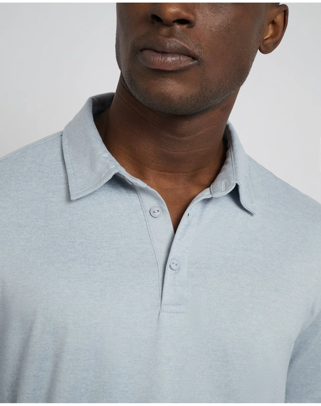 Men | Sun Polo | Sky - Image 3