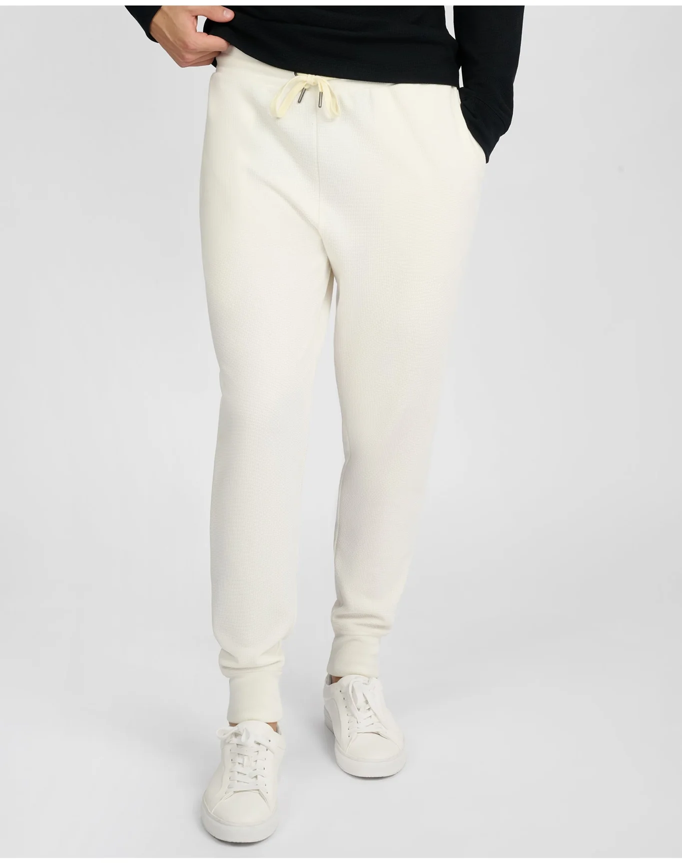 Men | Waffle Jogger | Egret - Image 2