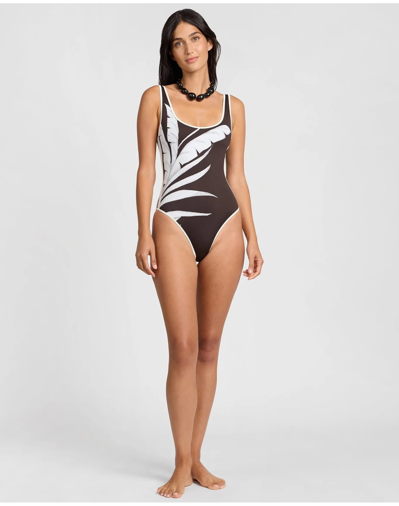 Women | Arya One Piece | Espresso x Egret - Image 4