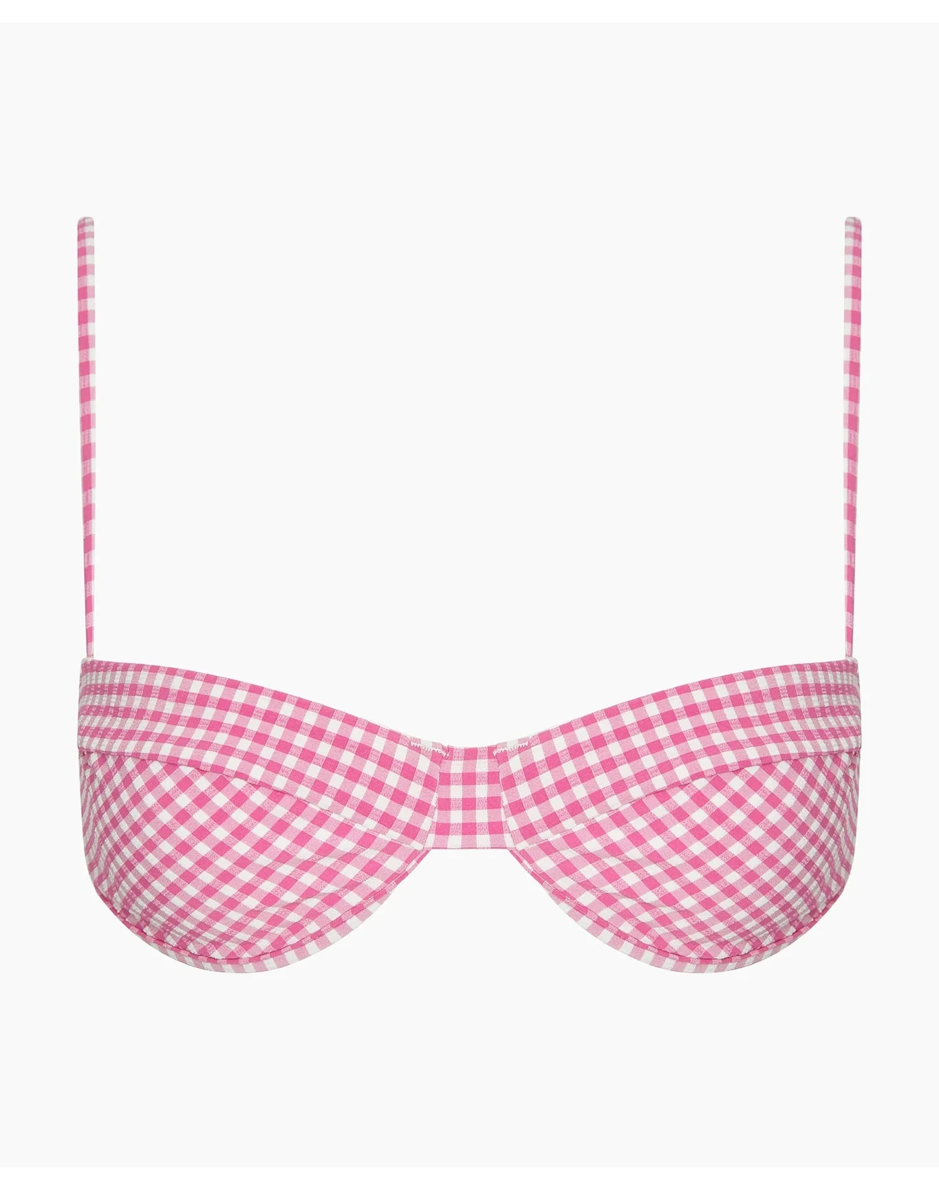 Women | Brigitte Bikini Top | Gin Fizz x White - Image 2