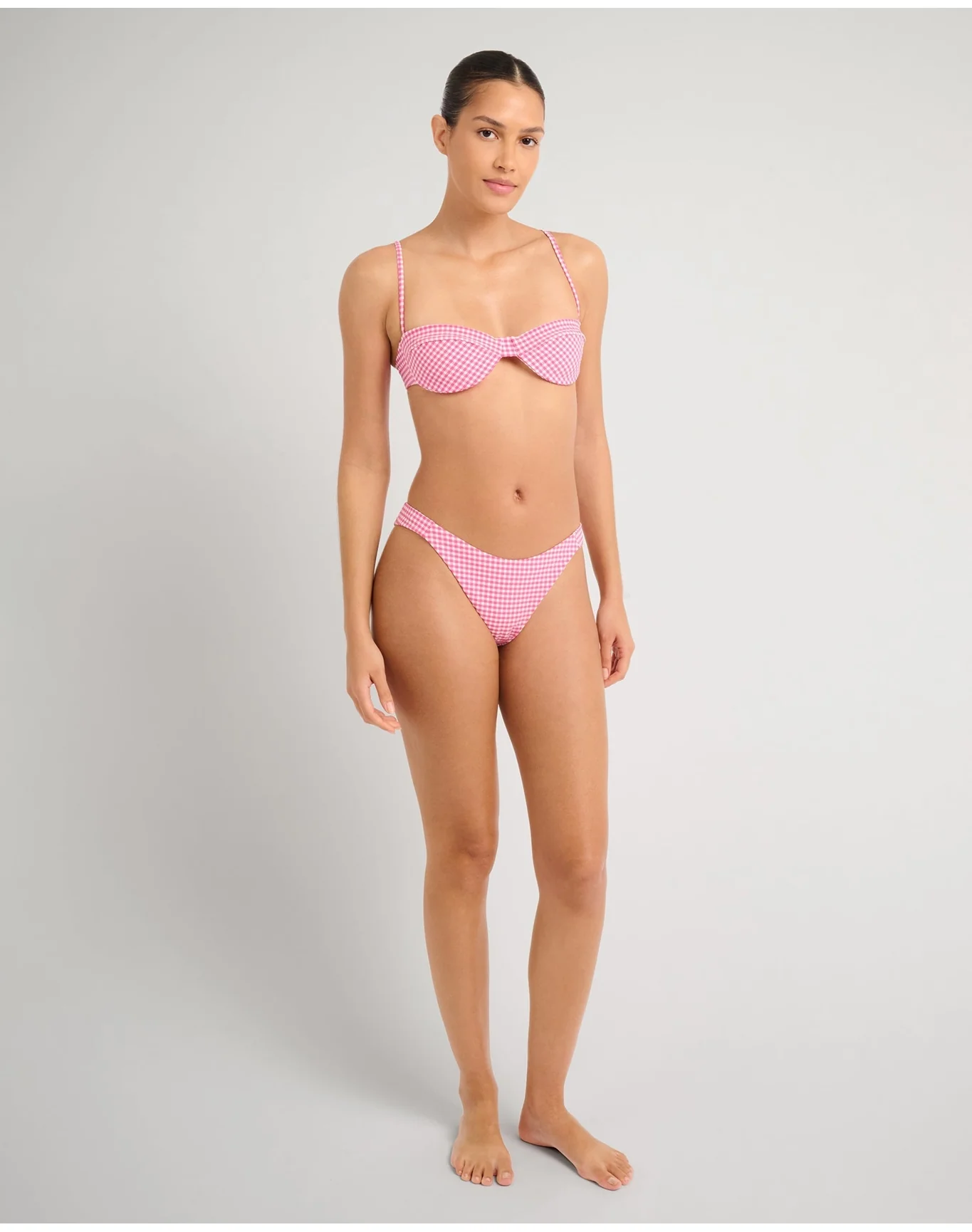 Women | Lucie Bikini Bottom | Gin Fizz x White - Image 3