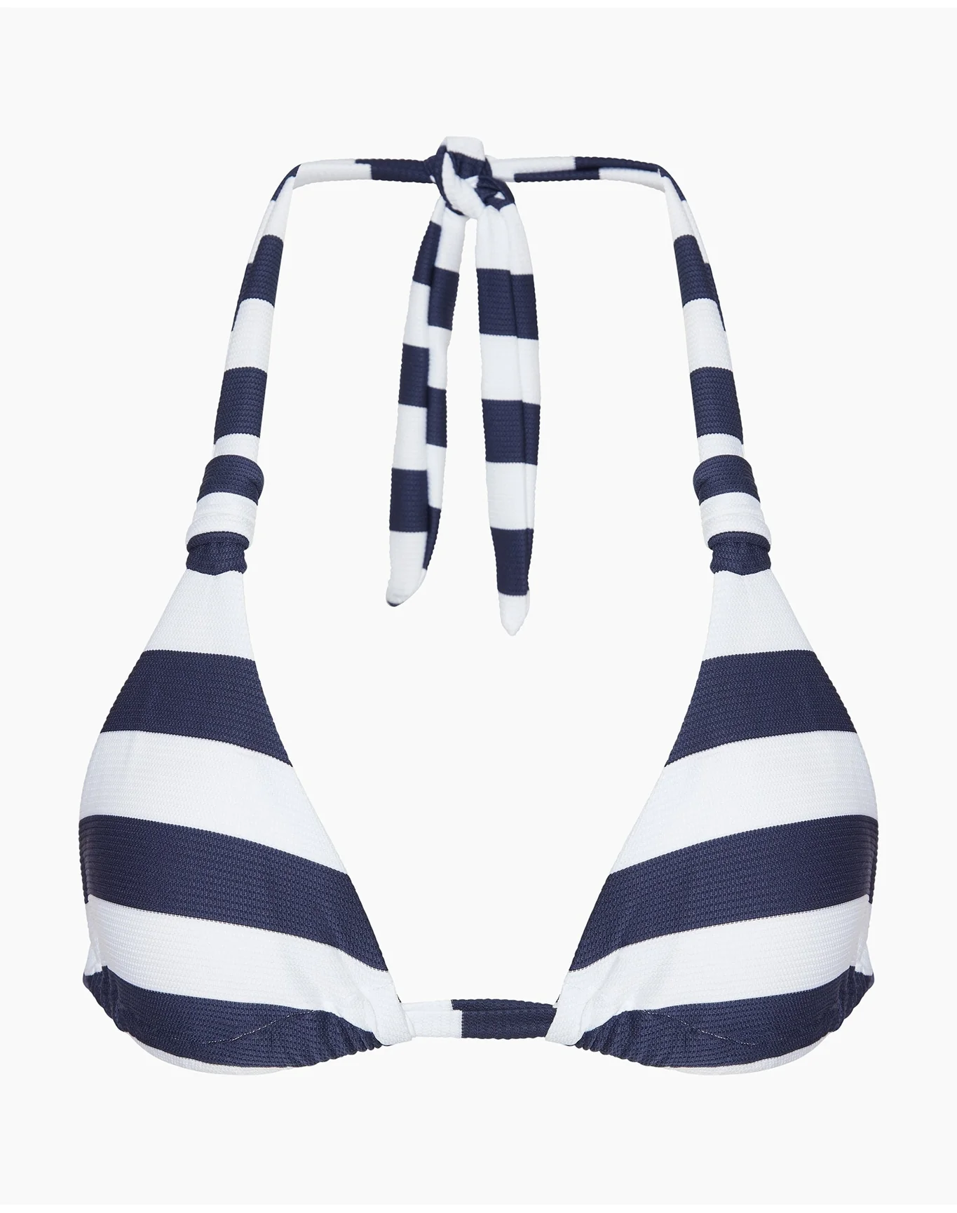 Women | Mara Bikini Top | Deep Navy x White - Image 2