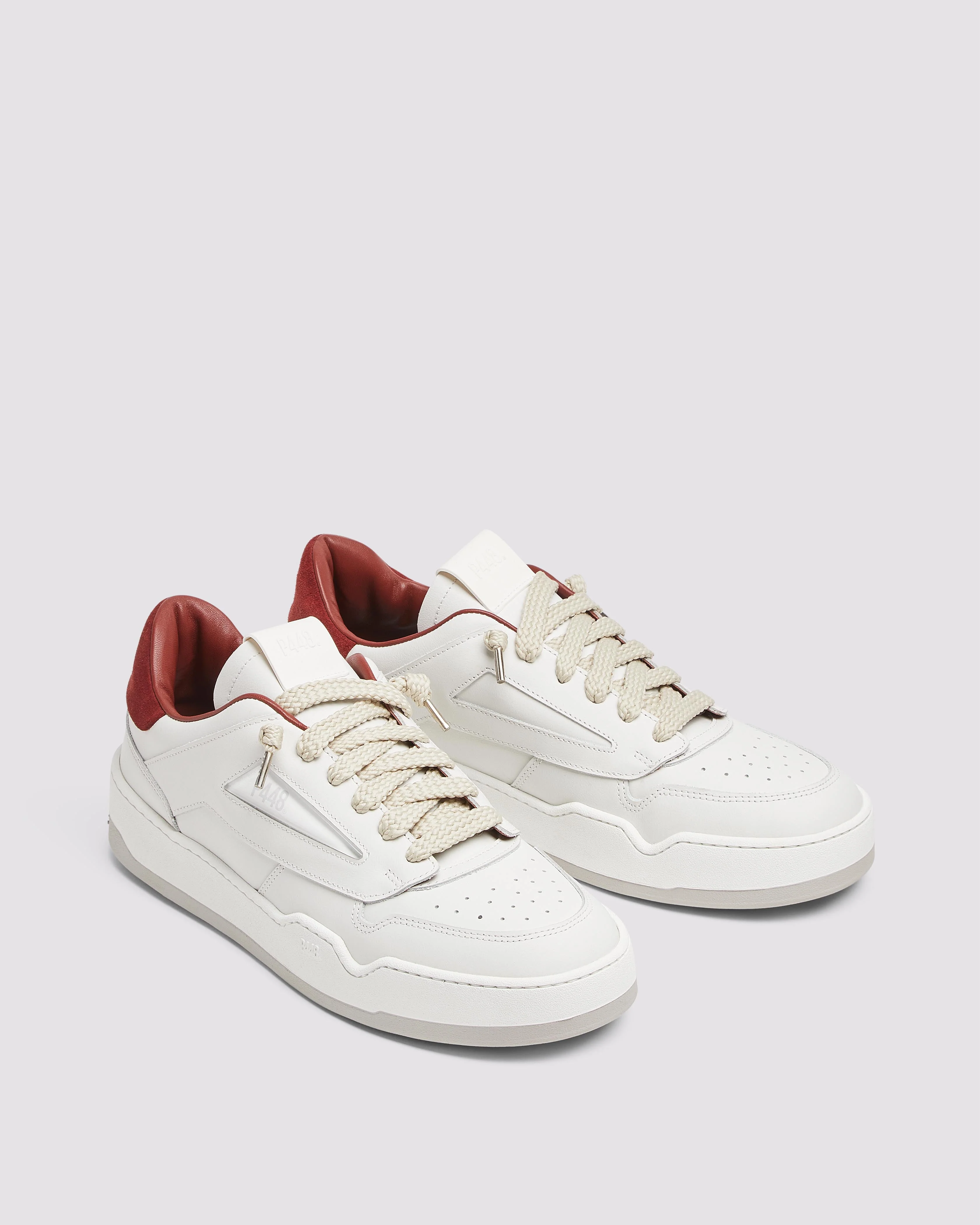 Men | Brixton | White/Red - Image 3