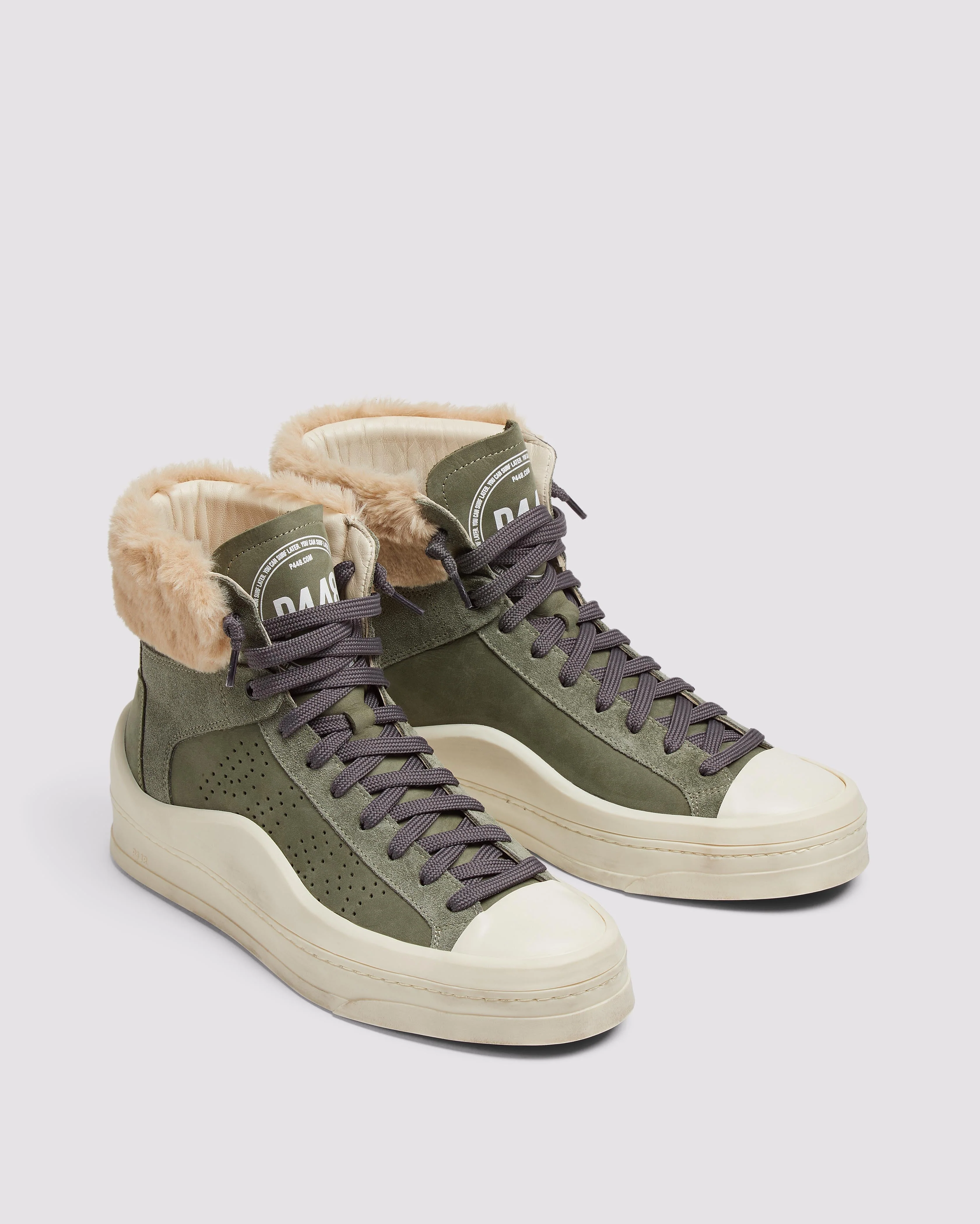 Unisex | Rail Army/Fur | Green/Neutral - Image 3