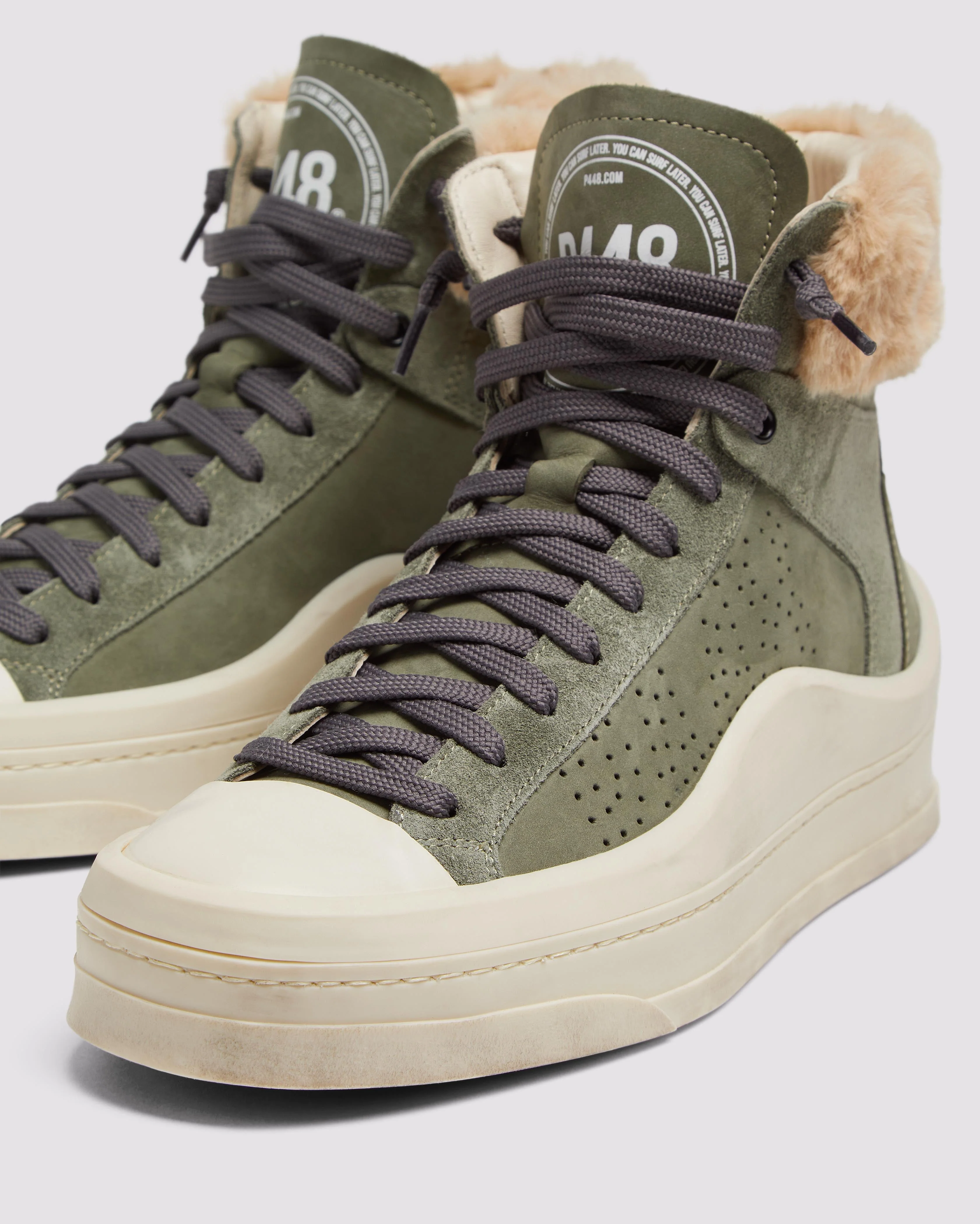 Unisex | Rail Army/Fur | Green/Neutral - Image 4