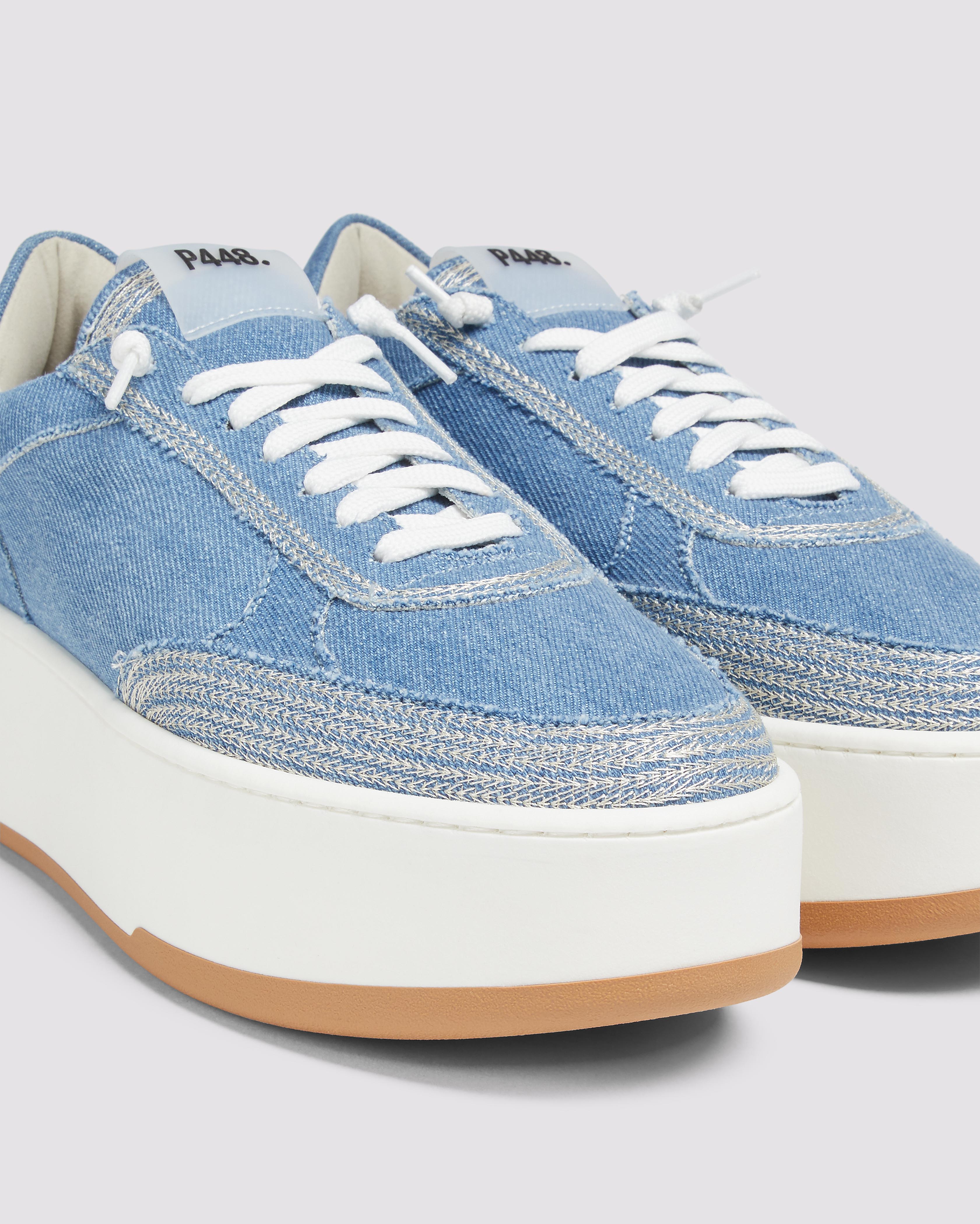 Women | Empire Denim Stitch | Blue - Image 4