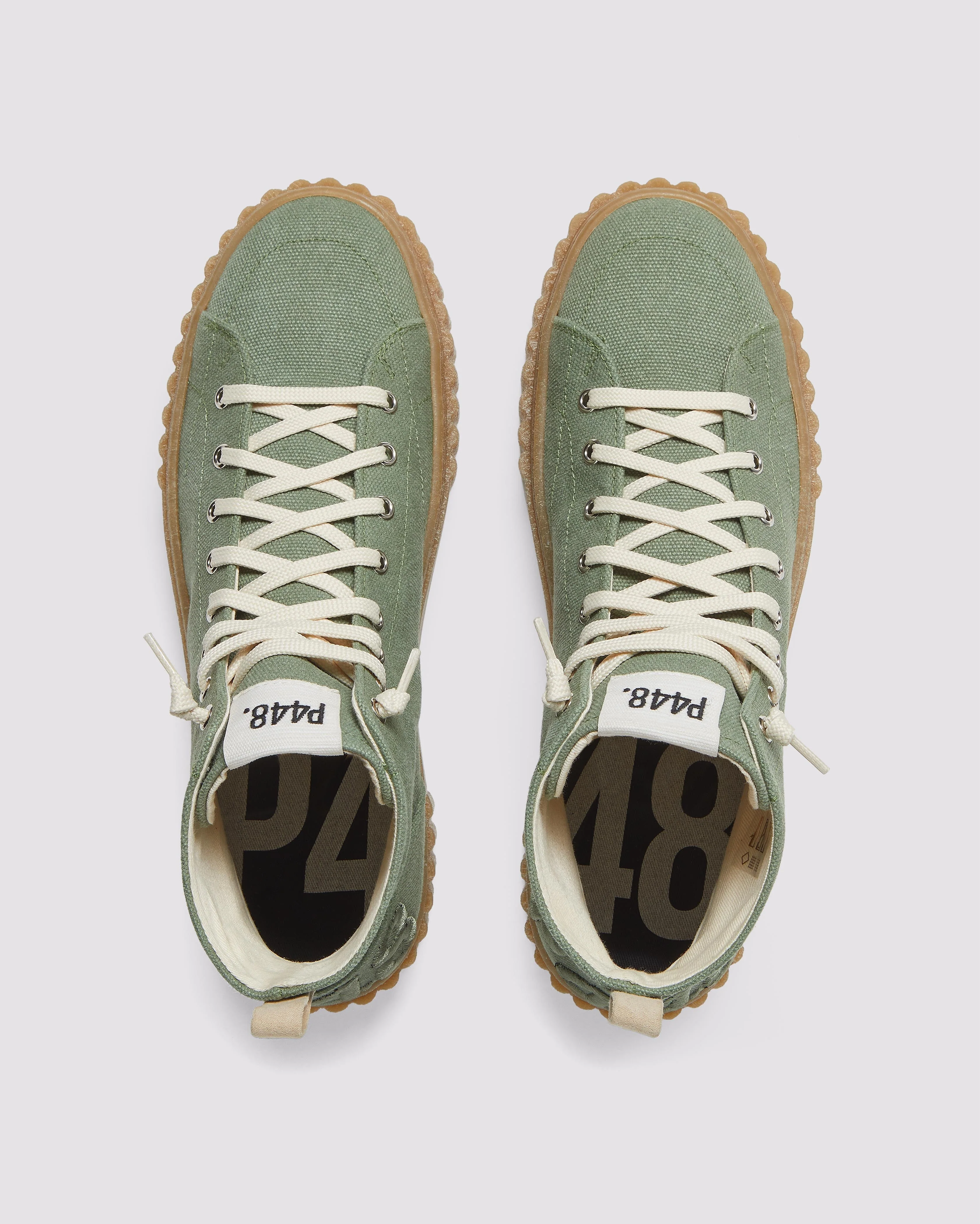 Women | Creeper Hi Olive Canvas | Green - Image 2