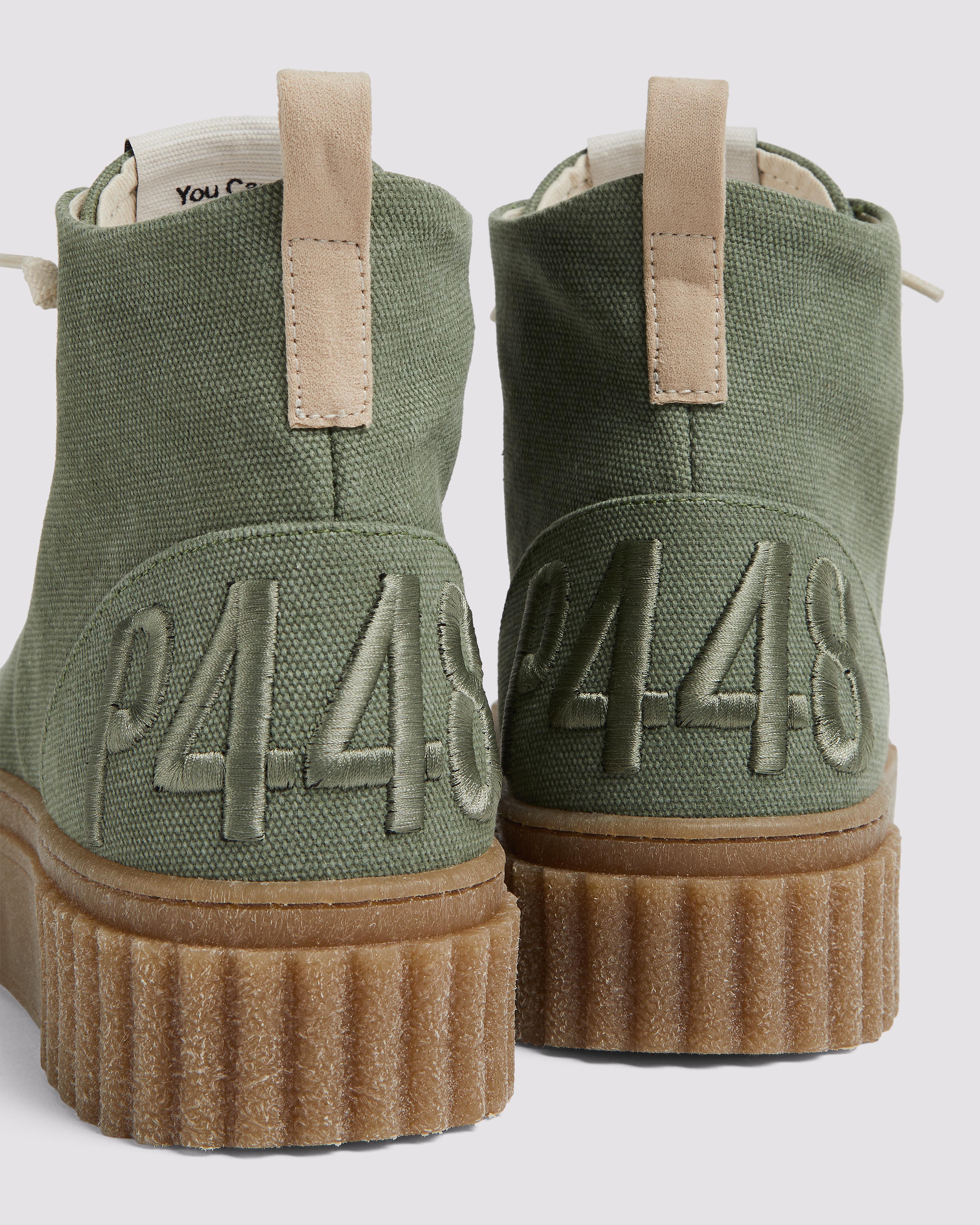 Women | Creeper Hi Olive Canvas | Green - Image 5