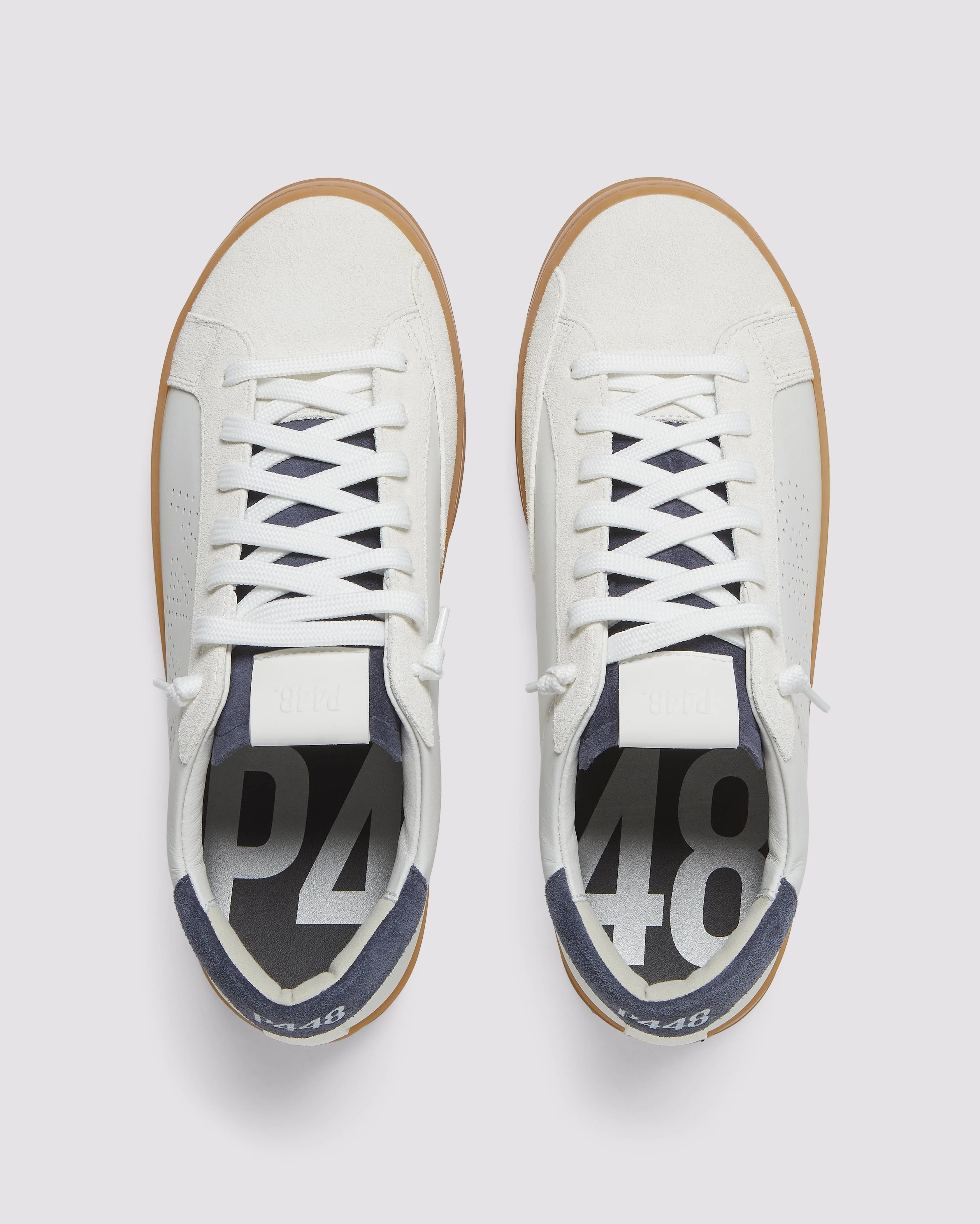 Men | John Harbor | White/Blue - Image 2