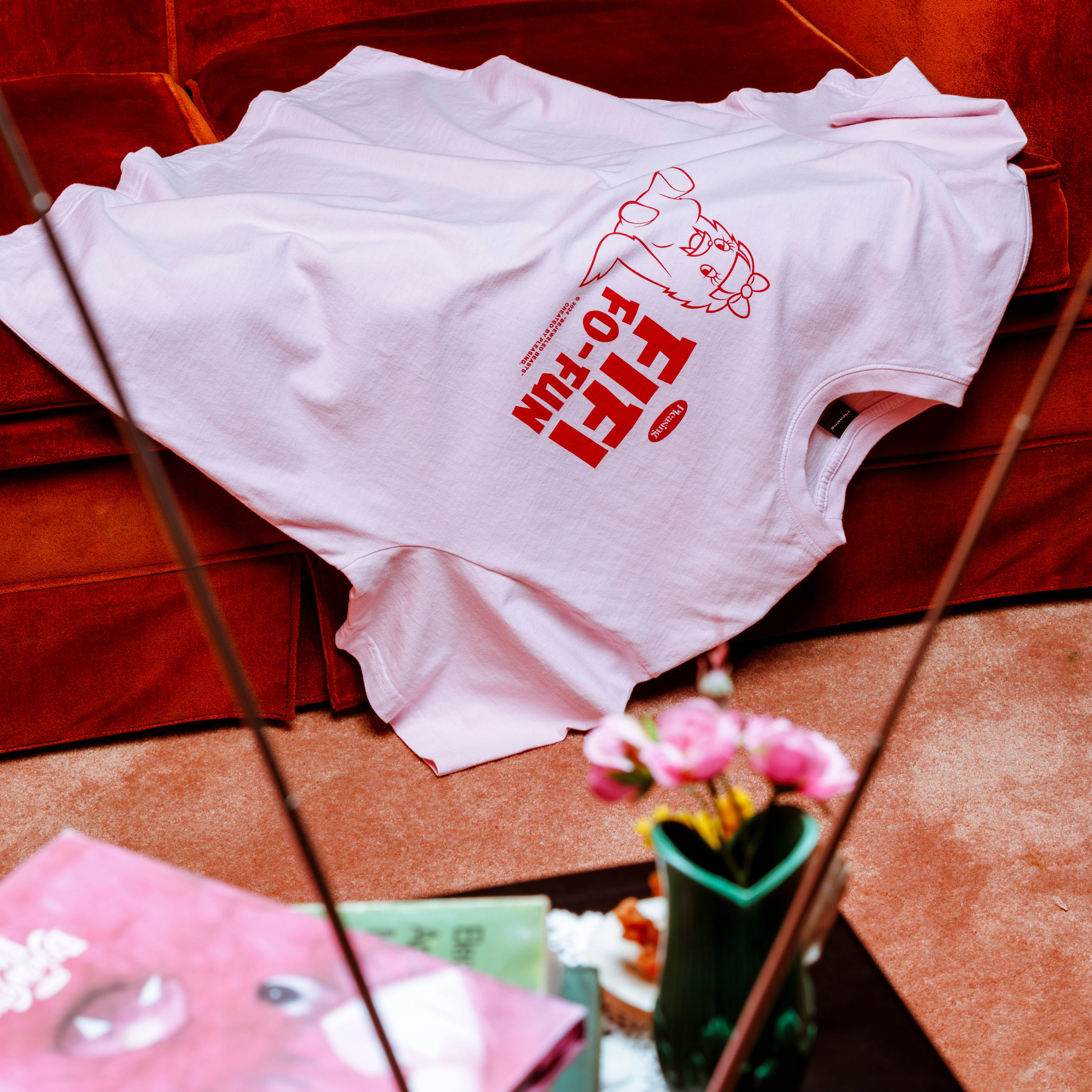 Fifi Fo Fun Bejeweled Beasts Tee | Pink - Image 4