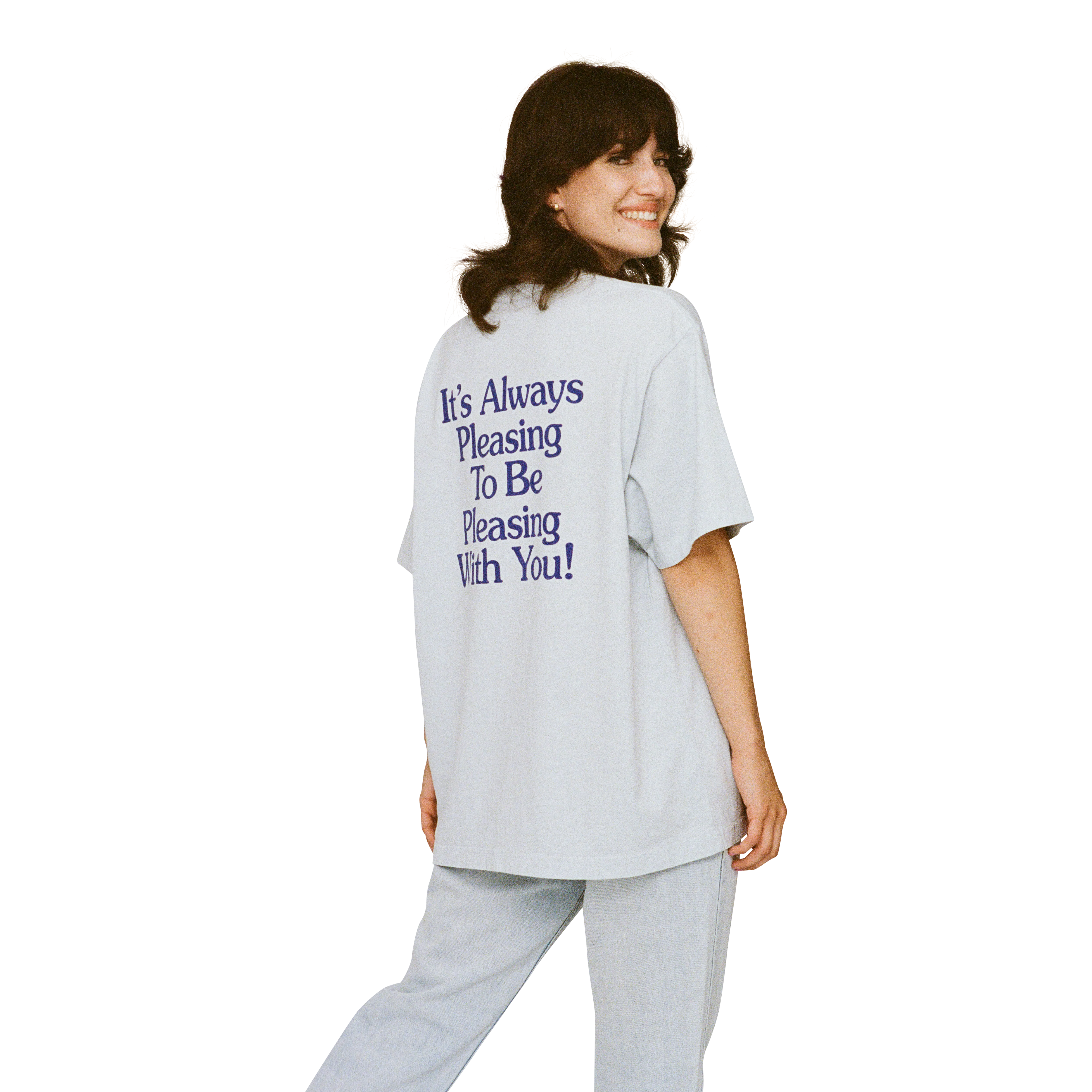 Hi I'm Frosty Bejeweled Beasts Tee | Light Blue - Image 4
