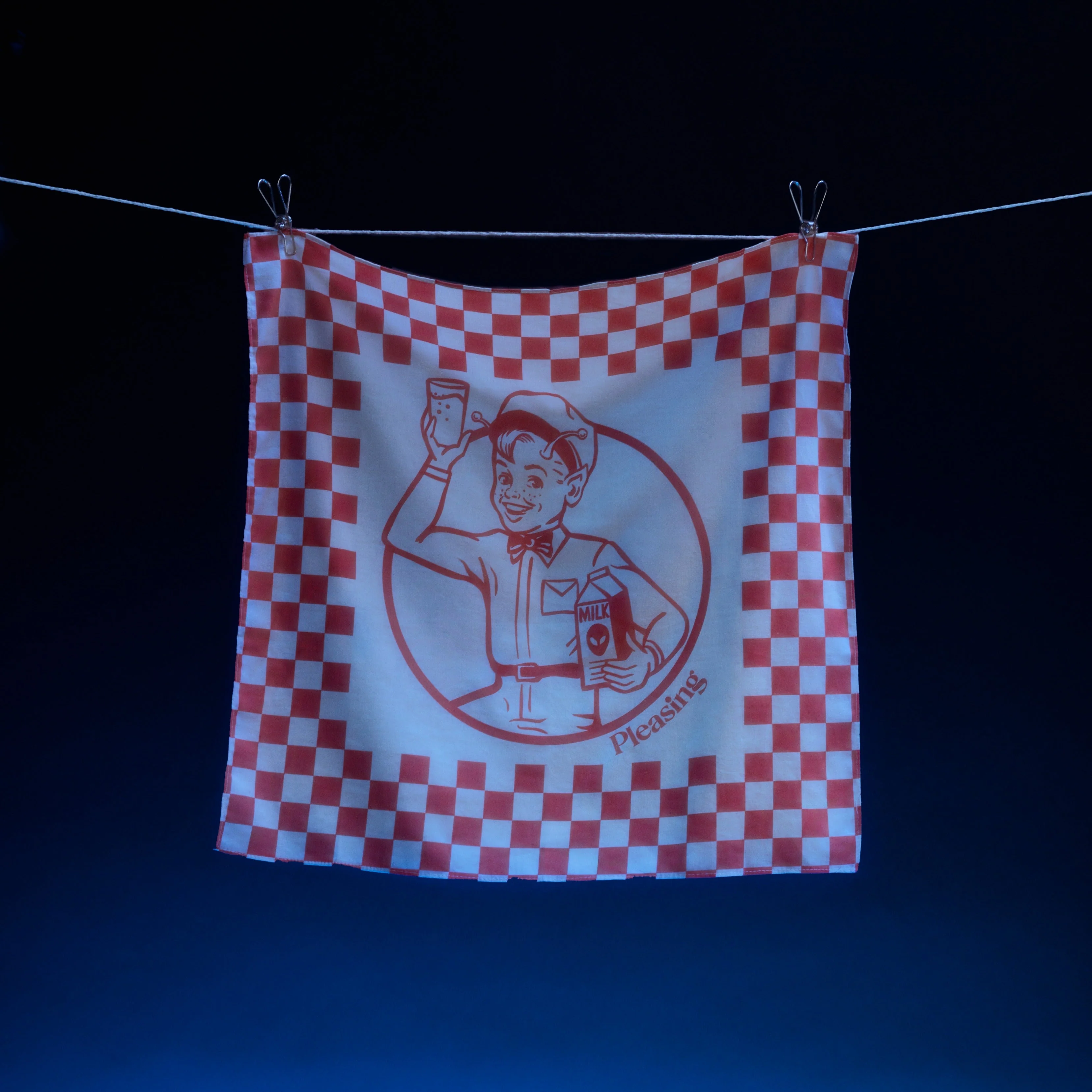 The AstroMilk Man Bandana | Red - Image 2