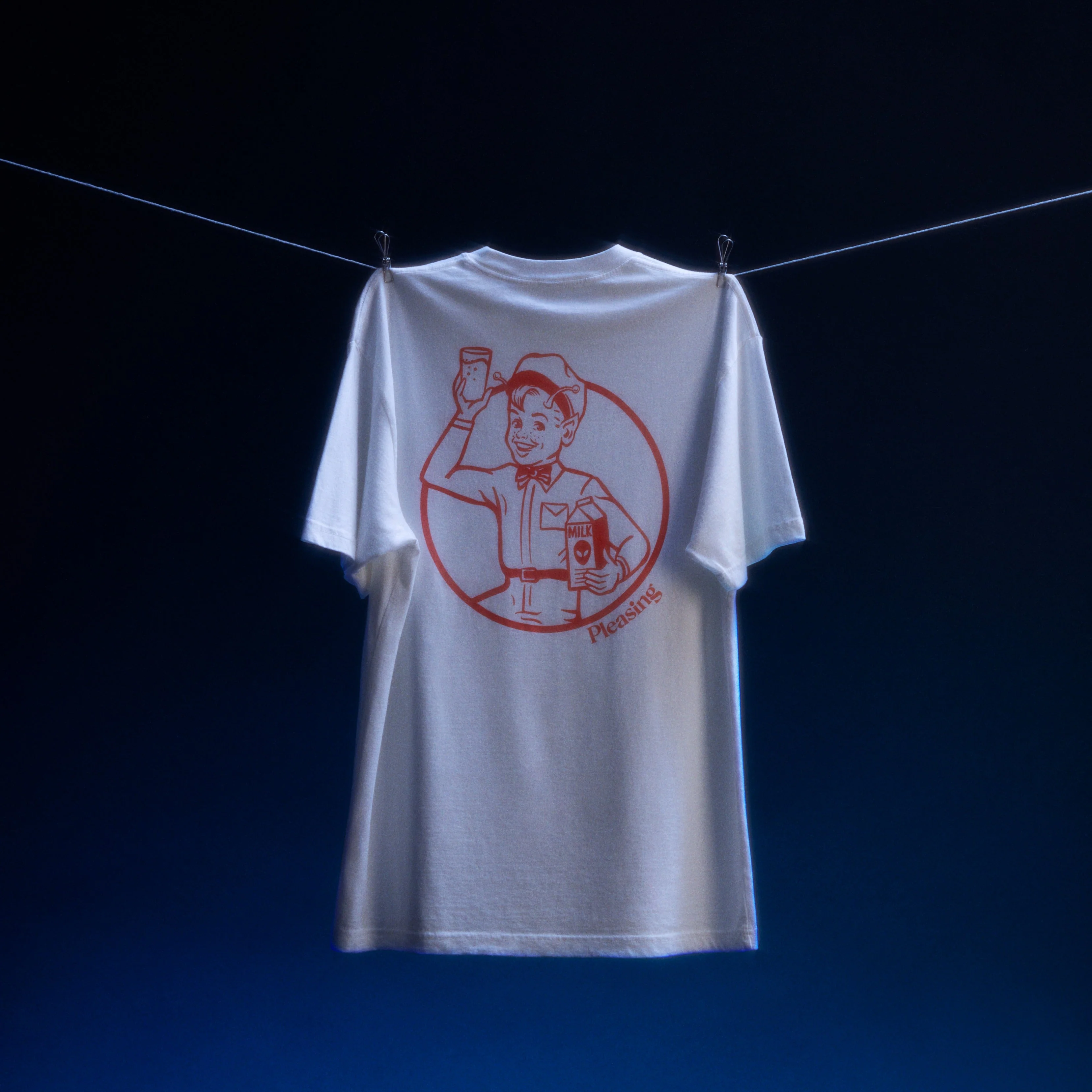The AstroMilk Man Tee | White - Image 4