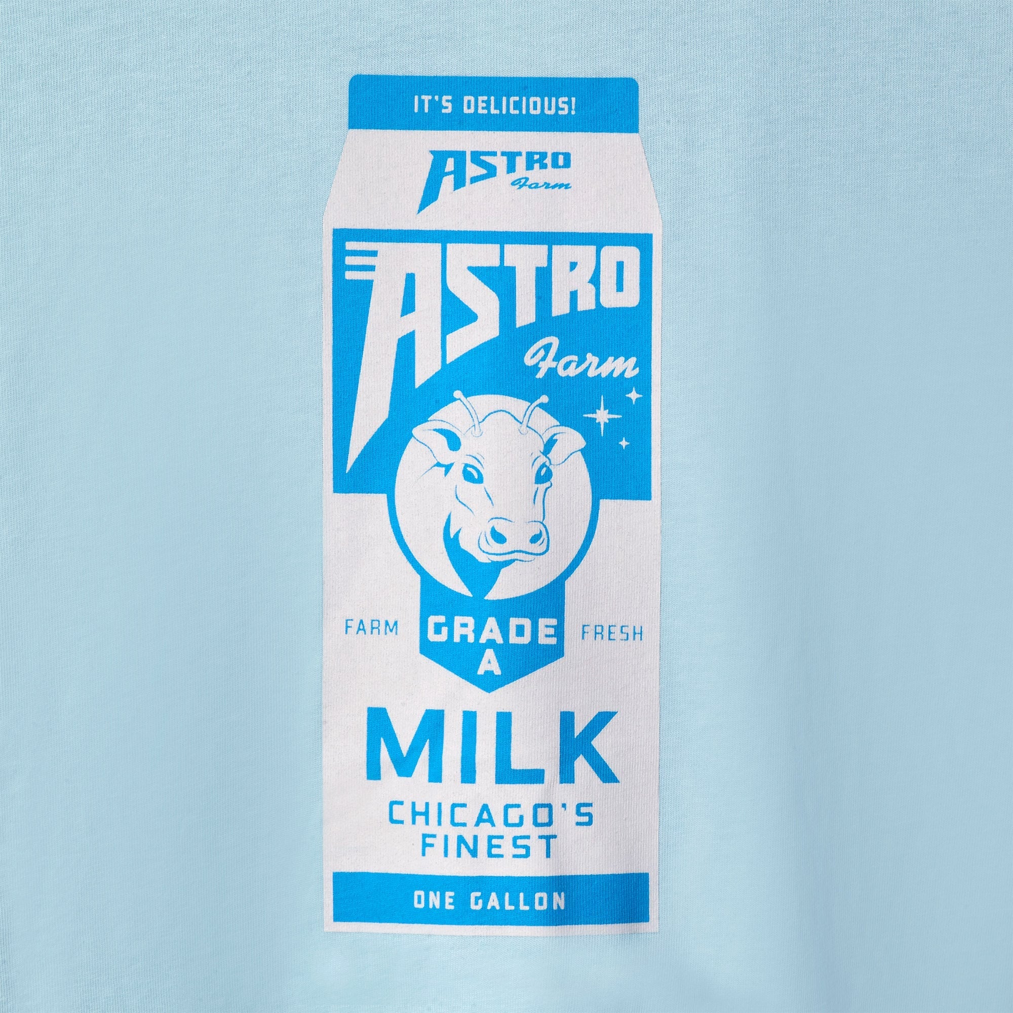 The Carton of Cow Tee | Baby Blue - Image 3