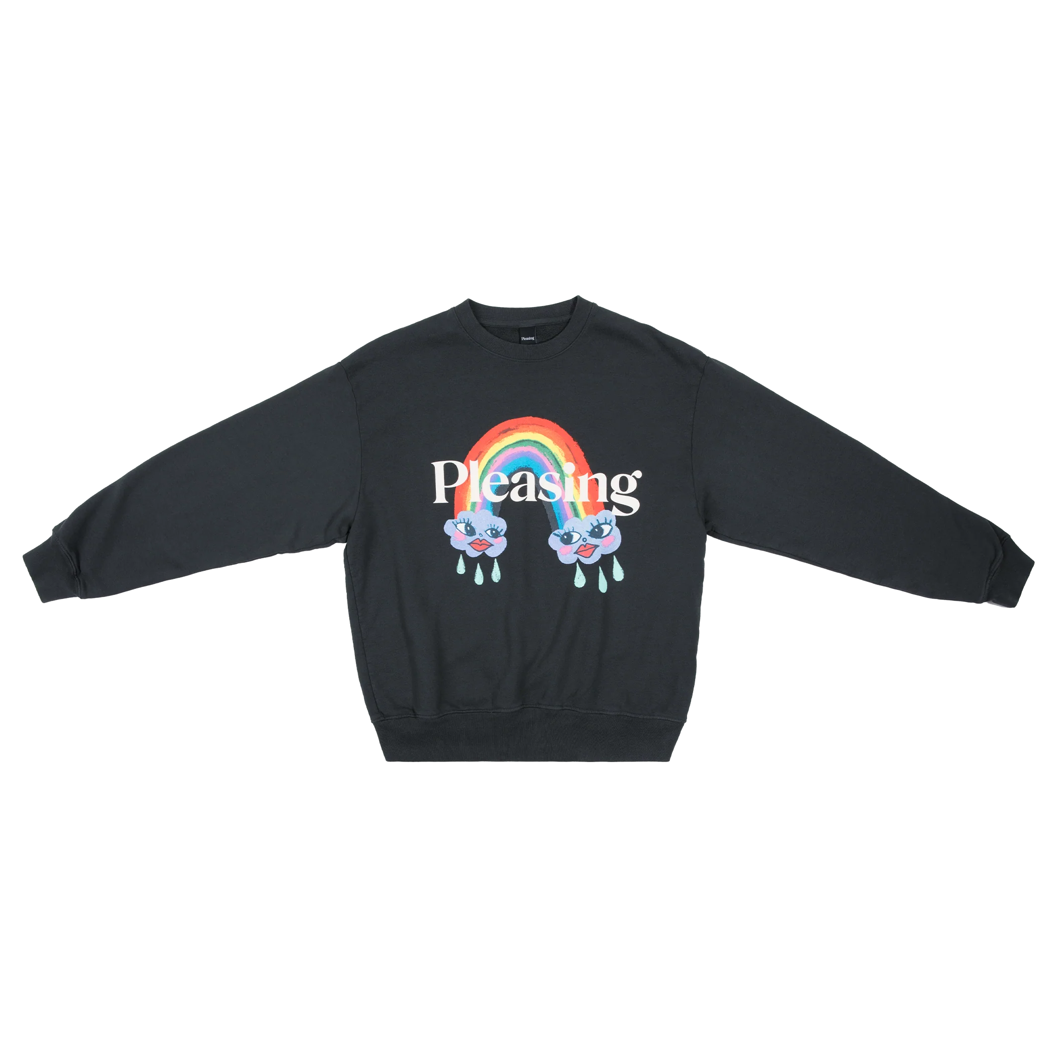 The Fancy Friends Pleasing Crewneck | Black