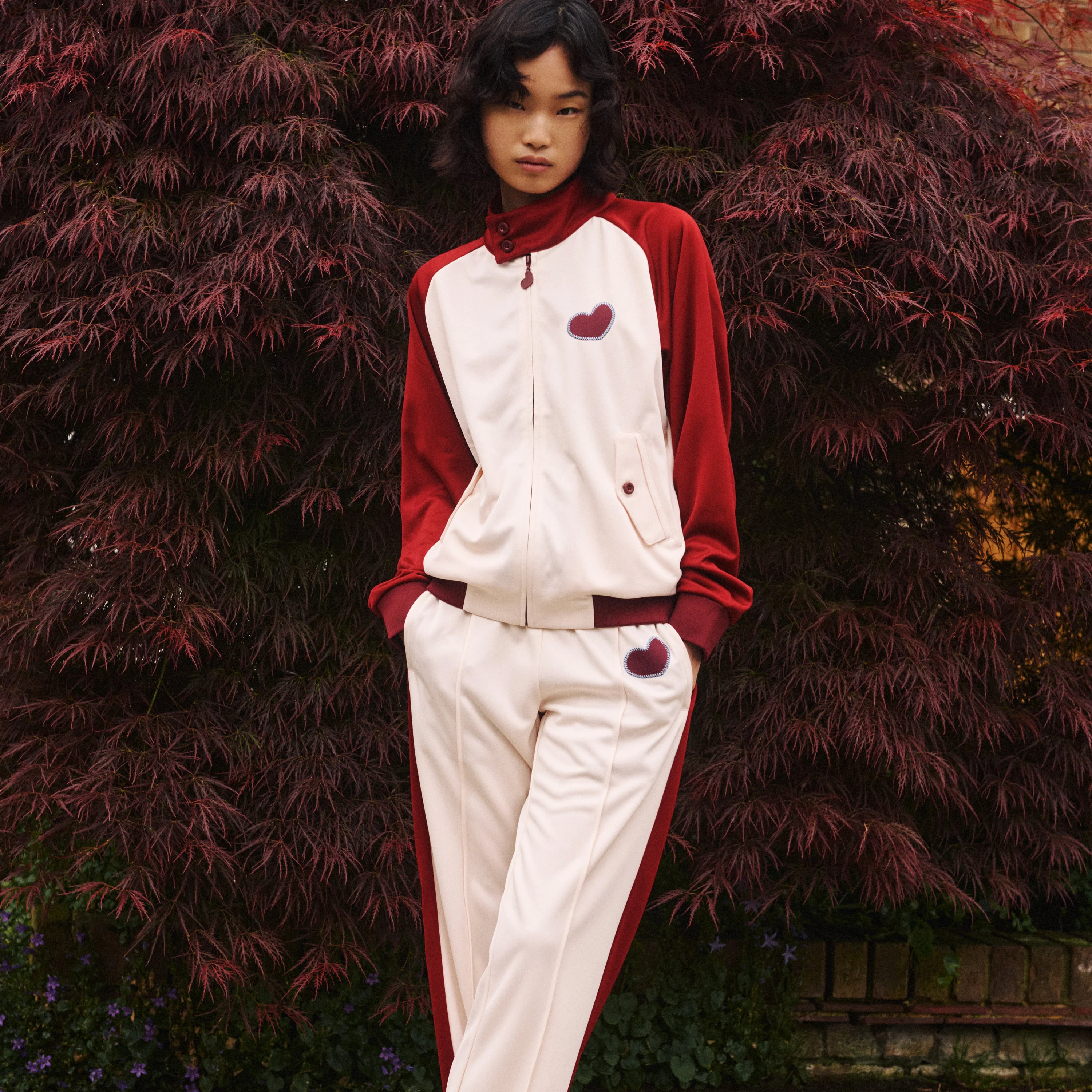 The Pleasing Loves You Tracksuit Jacket | Cream - Image 5
