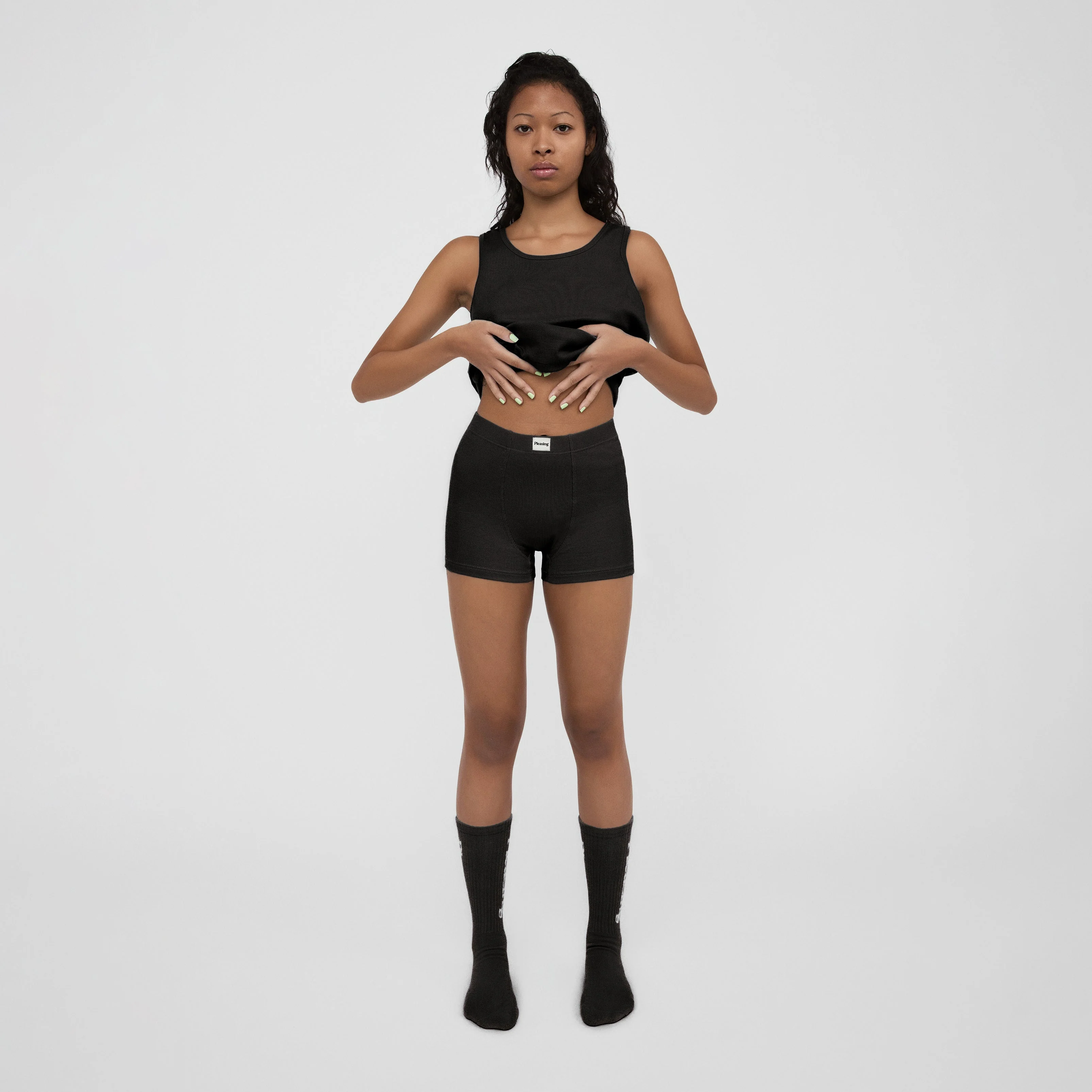 The Pleasing Ribbed Boxer Brief | Black - Image 11