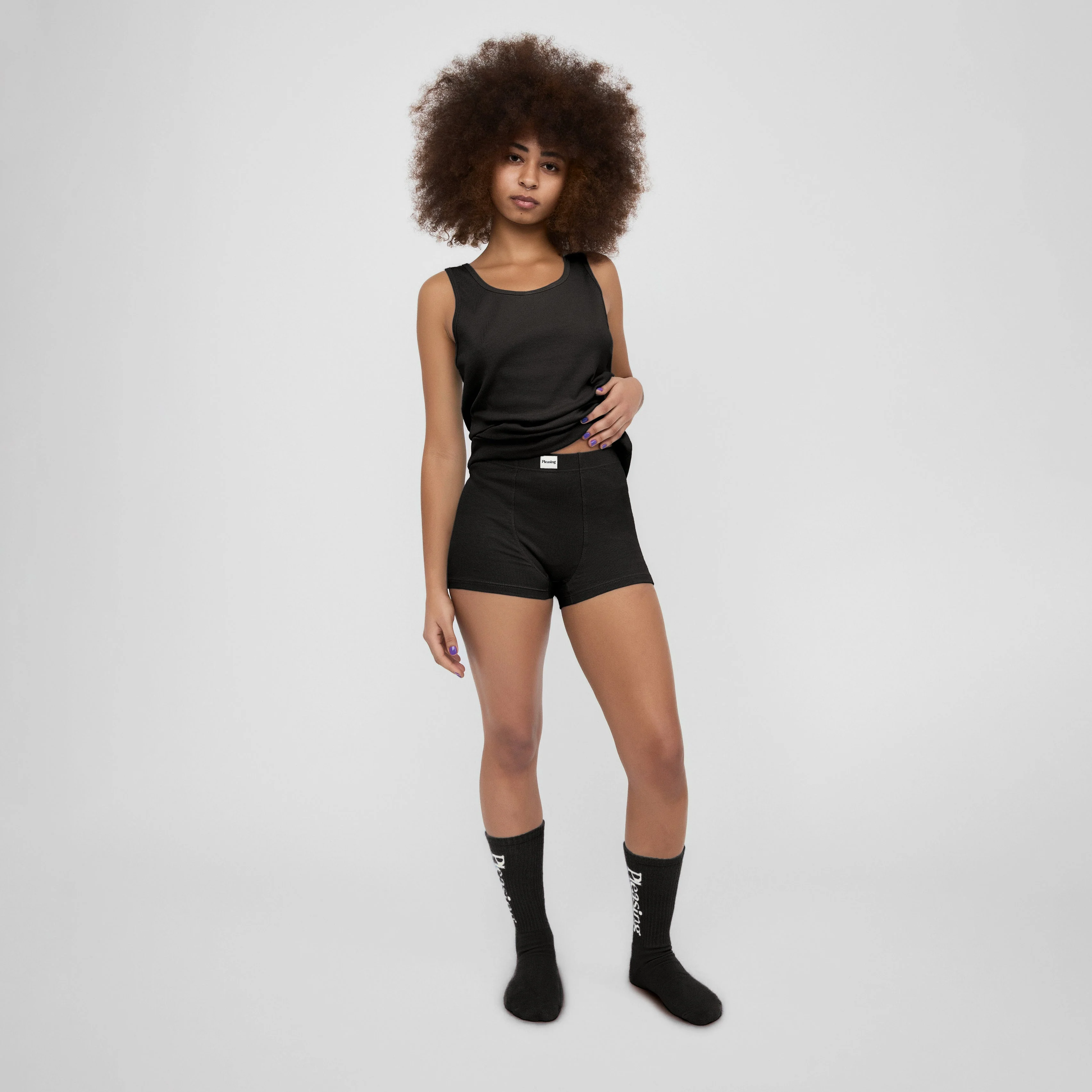 The Pleasing Ribbed Boxer Brief | Black - Image 15