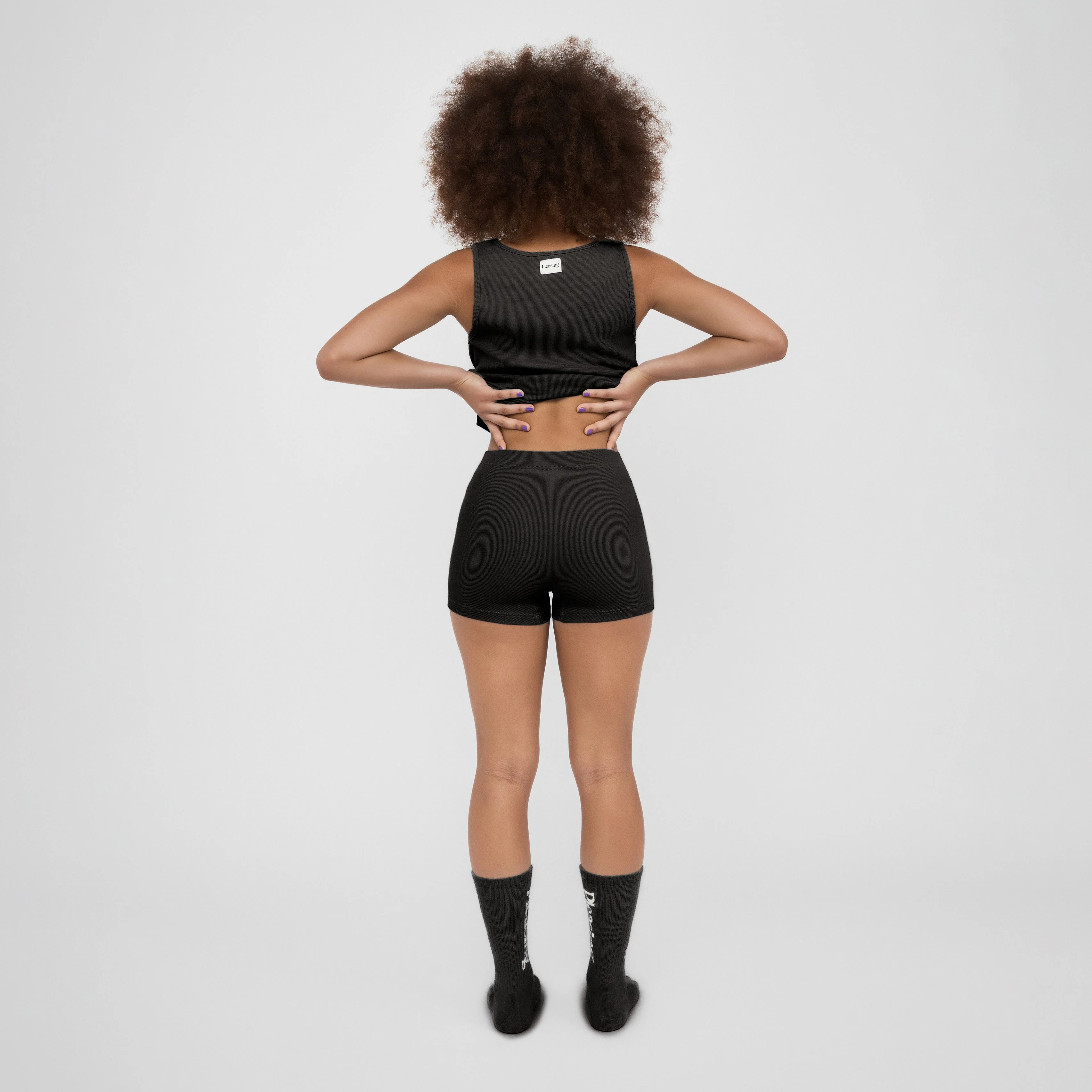 The Pleasing Ribbed Boxer Brief | Black - Image 16