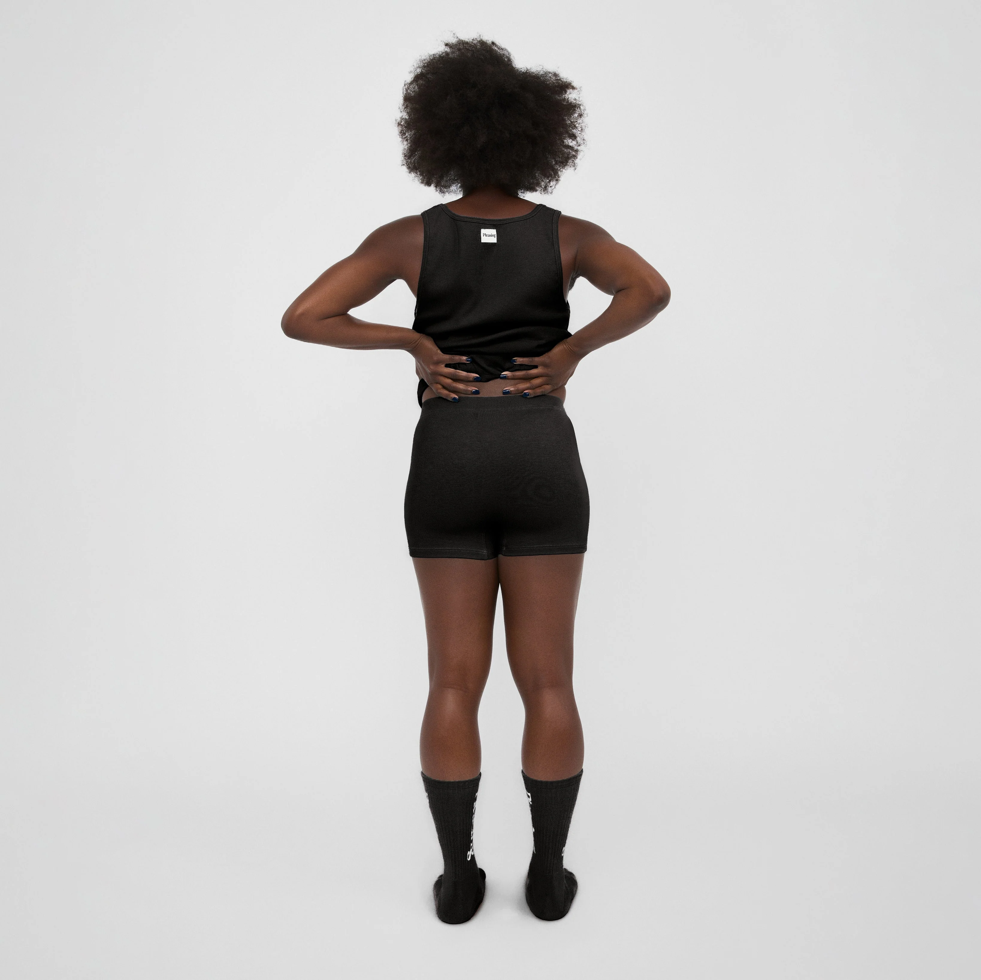 The Pleasing Ribbed Boxer Brief | Black - Image 17