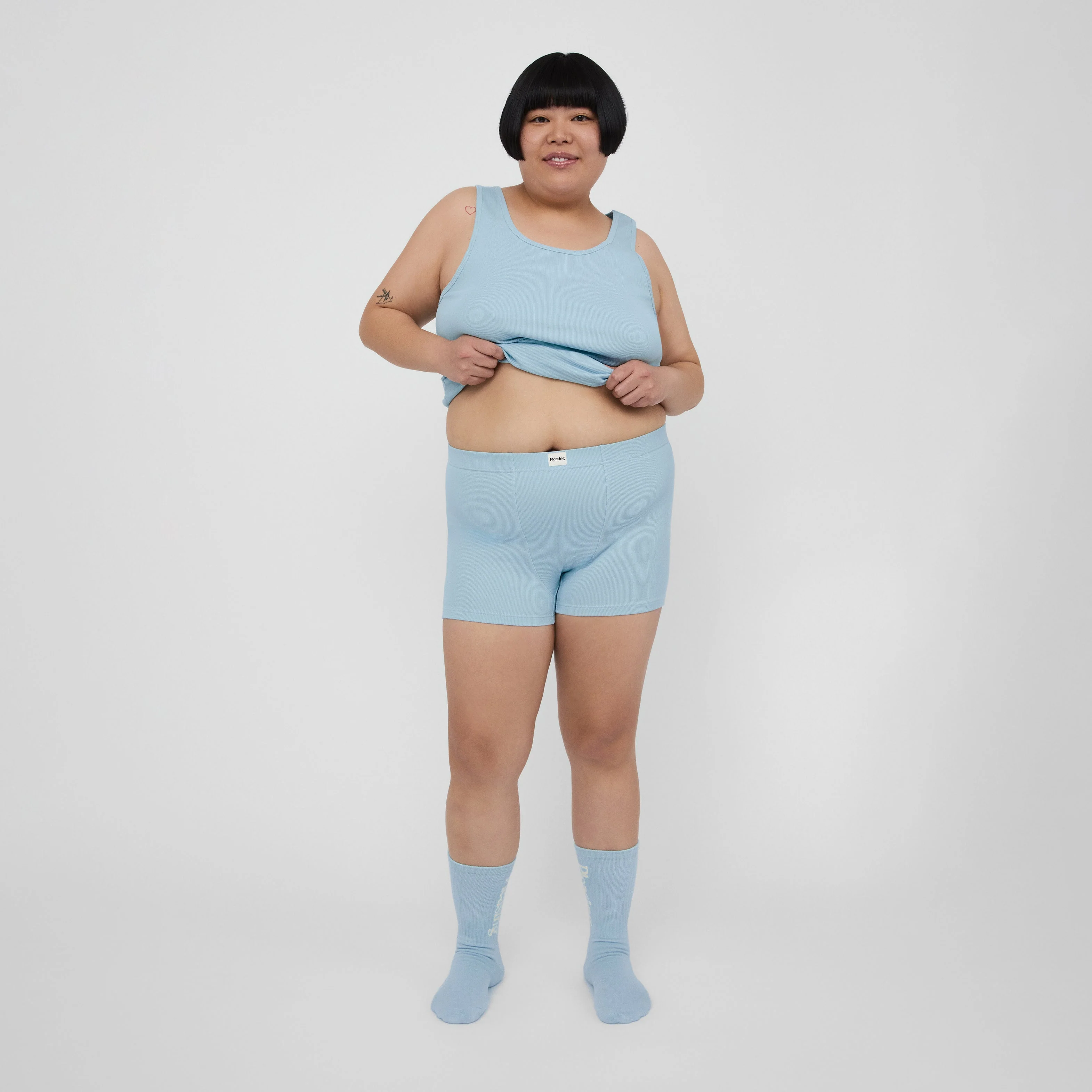 The Pleasing Ribbed Boxer Brief | Blue - Image 13