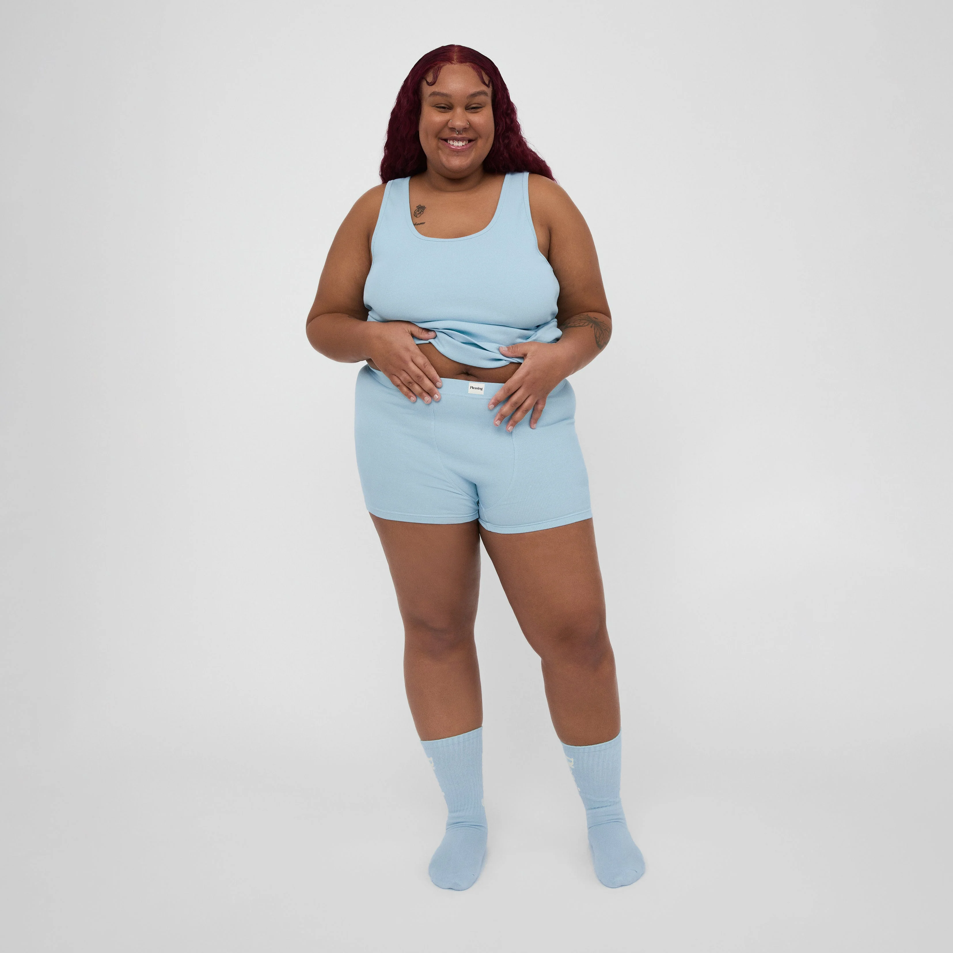 The Pleasing Ribbed Boxer Brief | Blue - Image 15