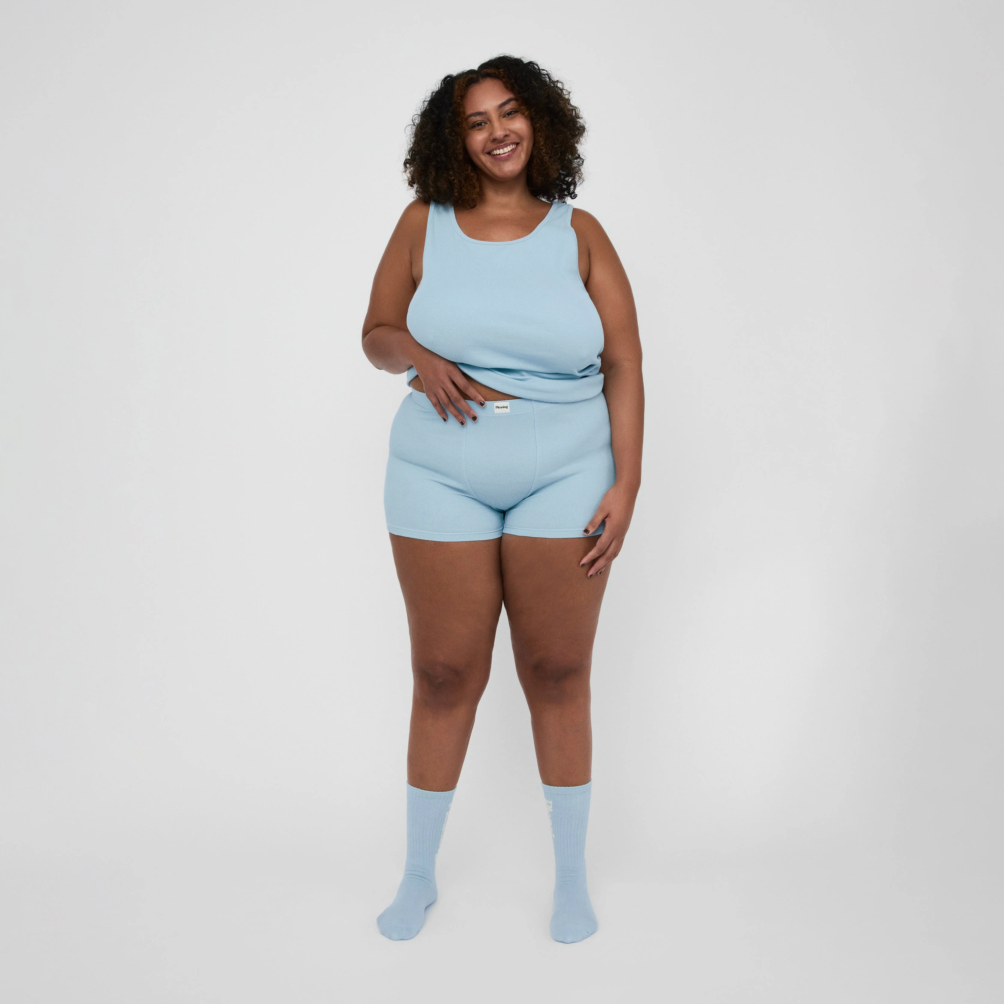 The Pleasing Ribbed Boxer Brief | Blue - Image 31
