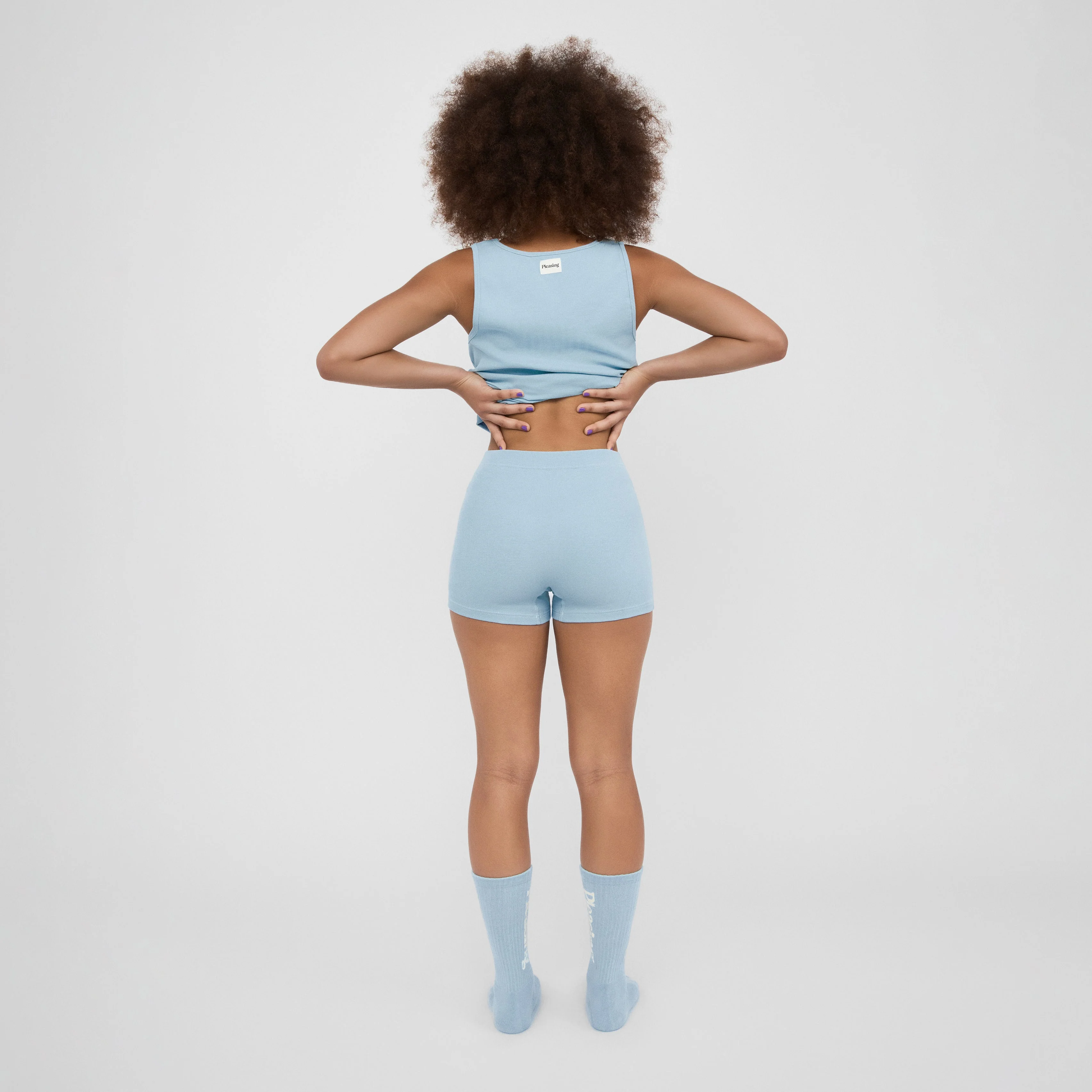 The Pleasing Ribbed Boxer Brief | Blue - Image 32