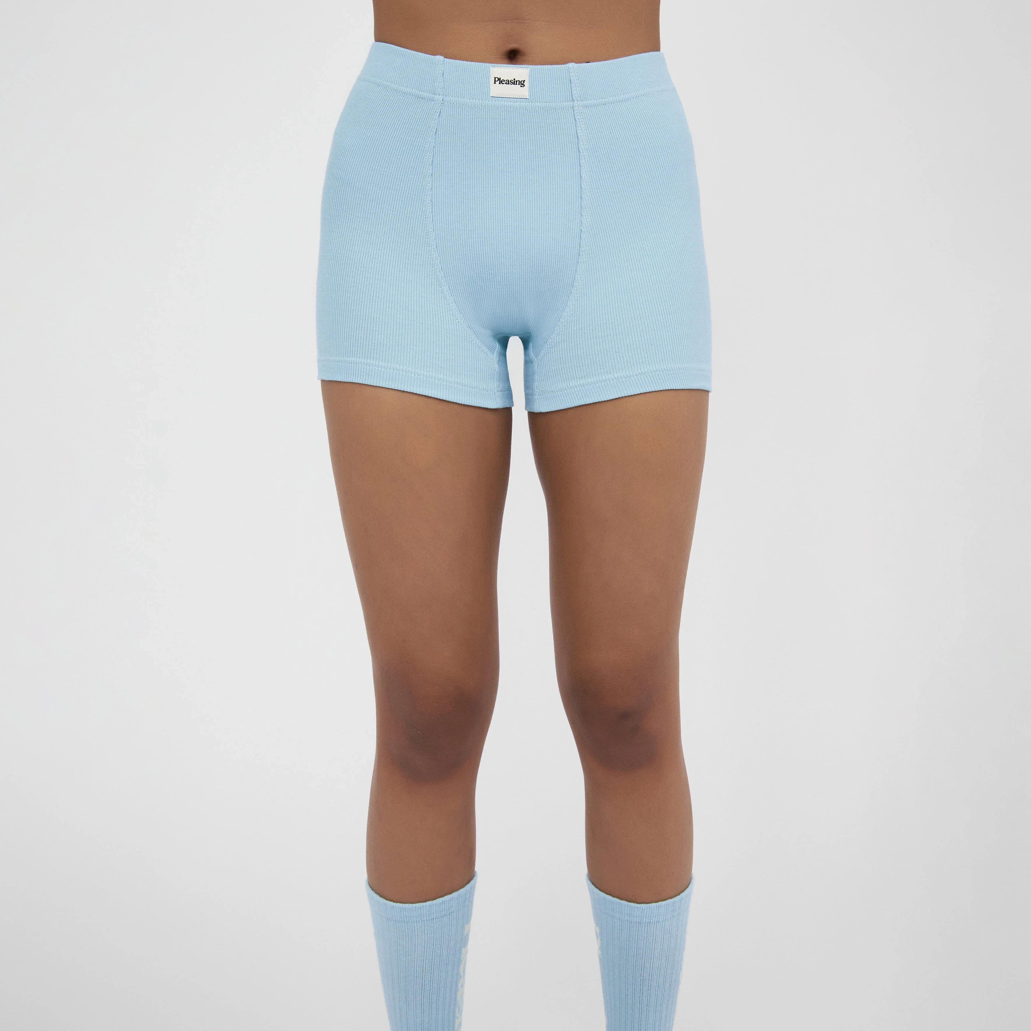The Pleasing Ribbed Boxer Brief | Blue - Image 4