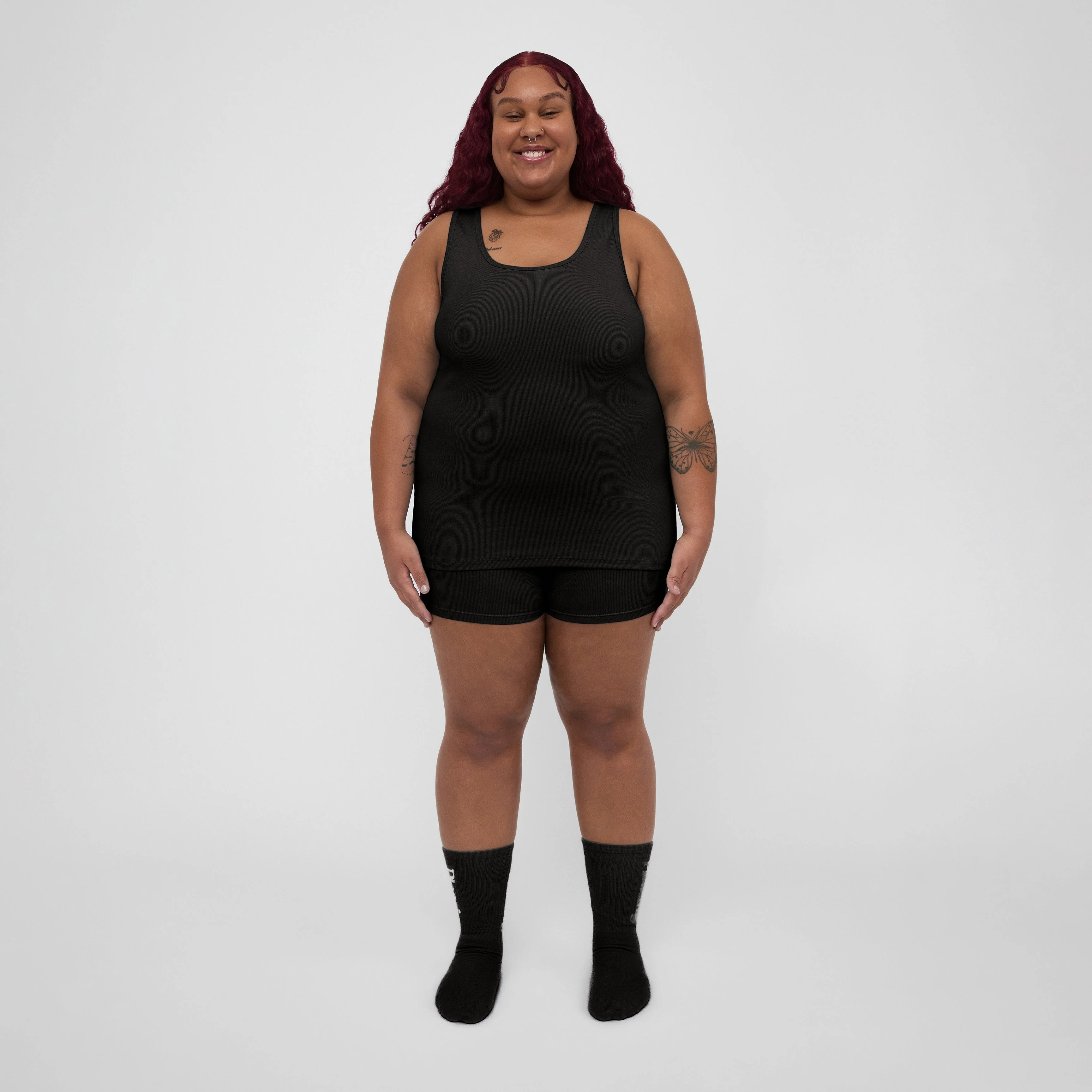 The Pleasing Ribbed Tank | Black - Image 16