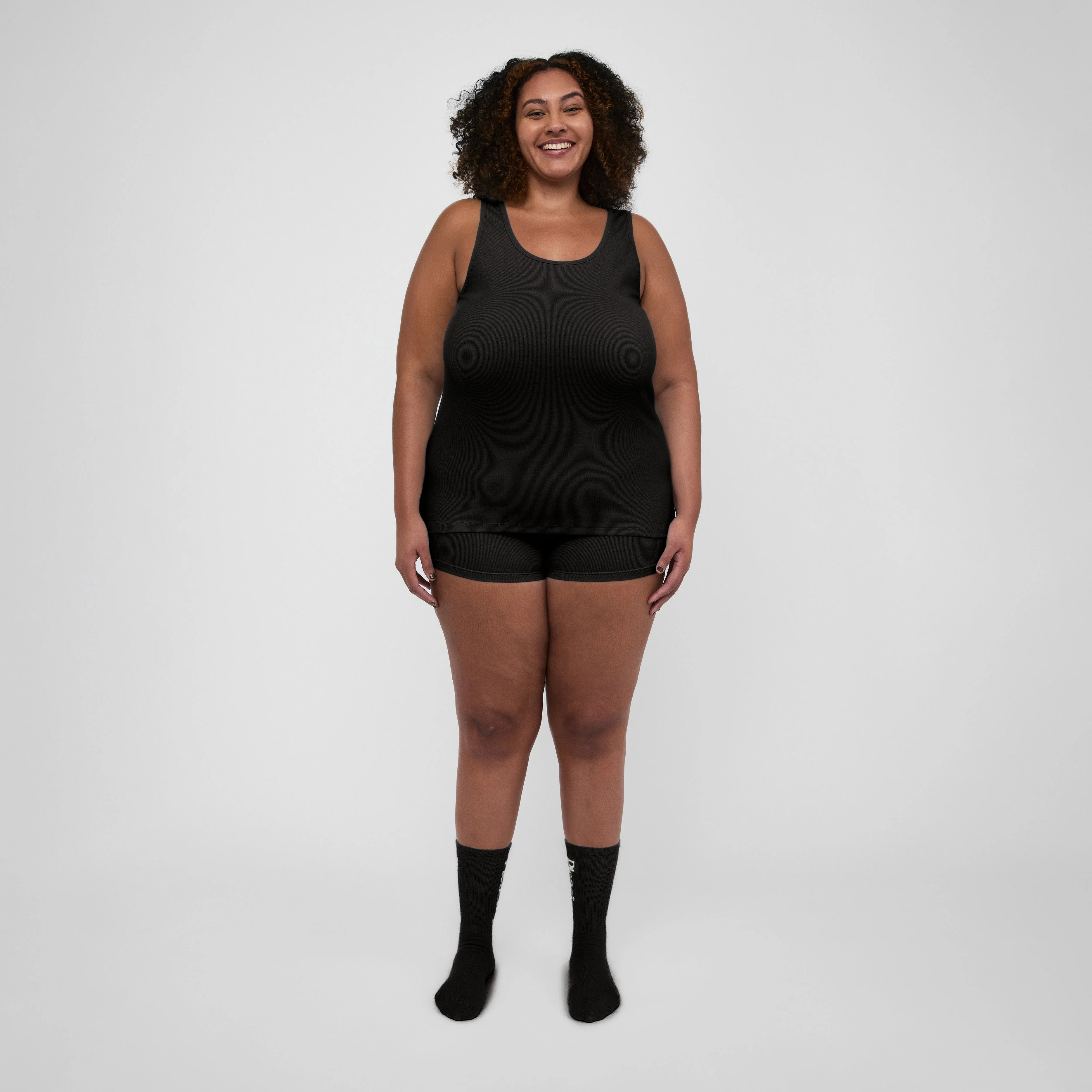 The Pleasing Ribbed Tank | Black - Image 19