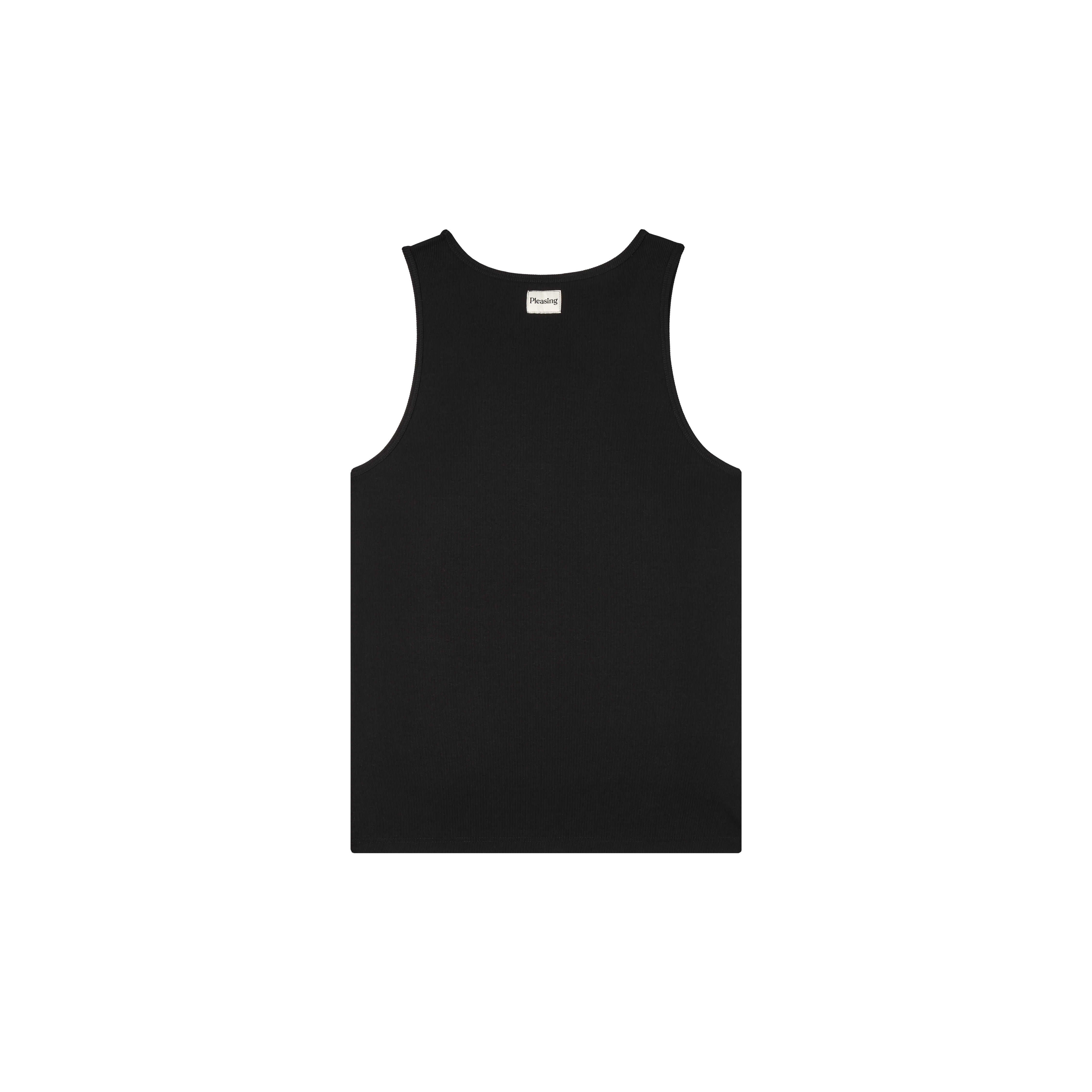 The Pleasing Ribbed Tank | Black - Image 2