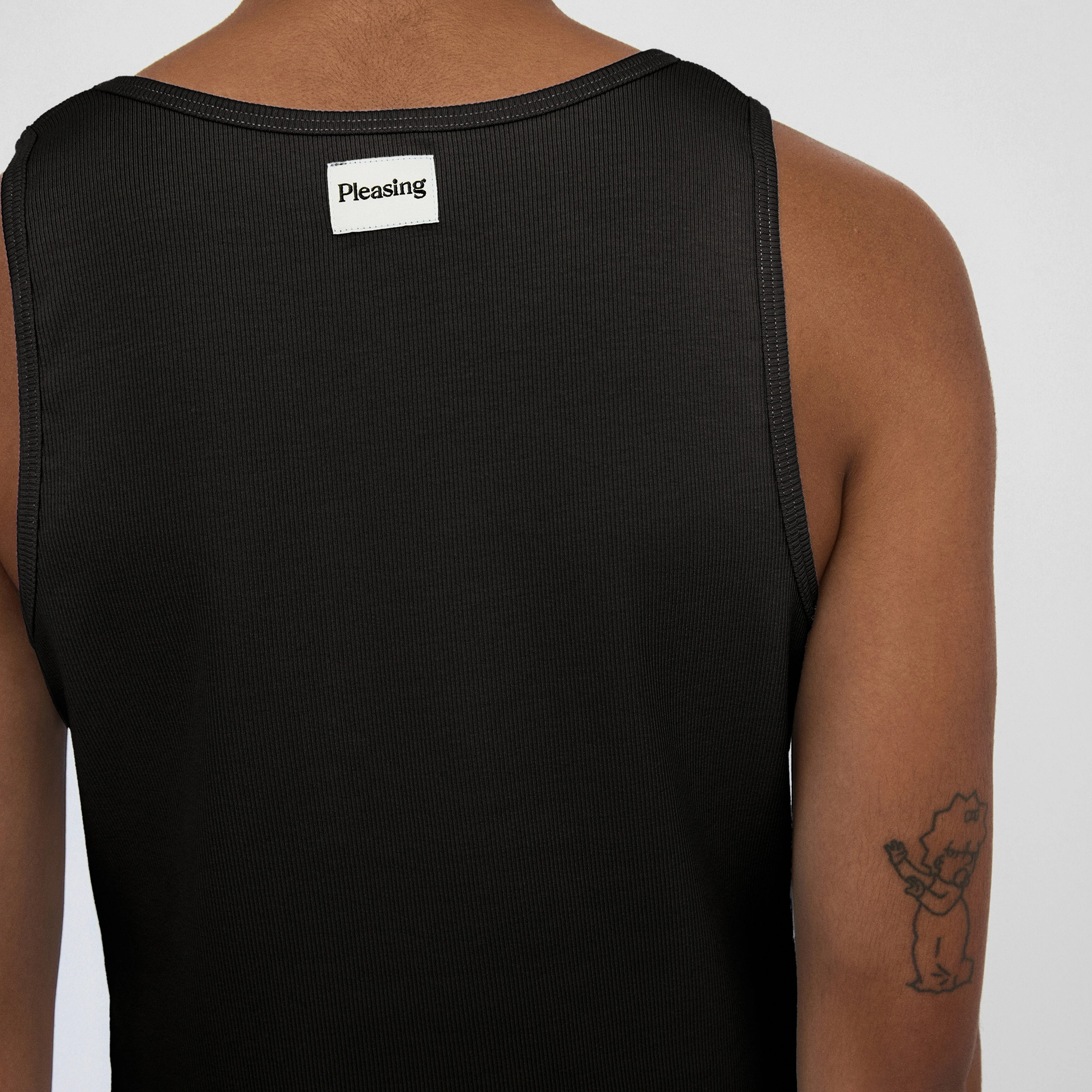 The Pleasing Ribbed Tank | Black - Image 24